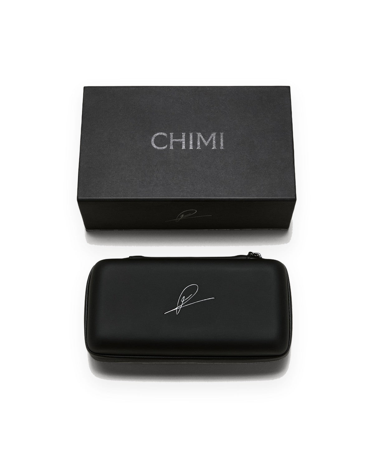 CHIMI branded packaging box and case for Pogba Black Black sunglasses.