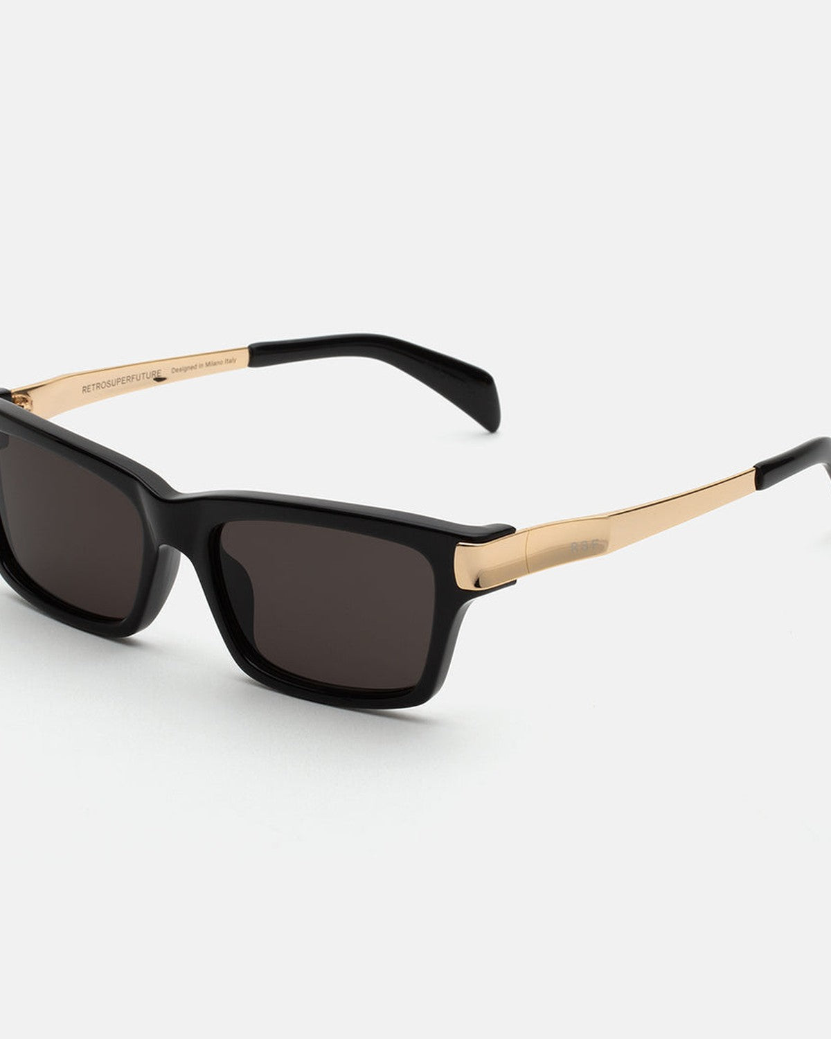Retrosuperfuture Raio Black & Gold Black & Gold / Black