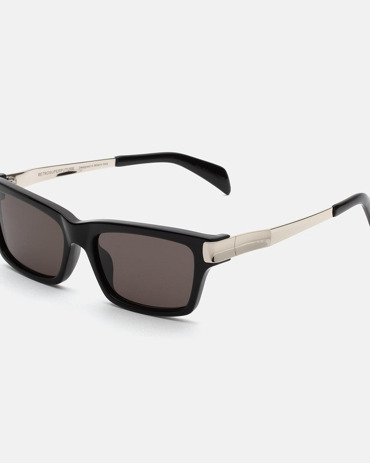 Retrosuperfuture Raio Black & Silver Black & Silver / Black