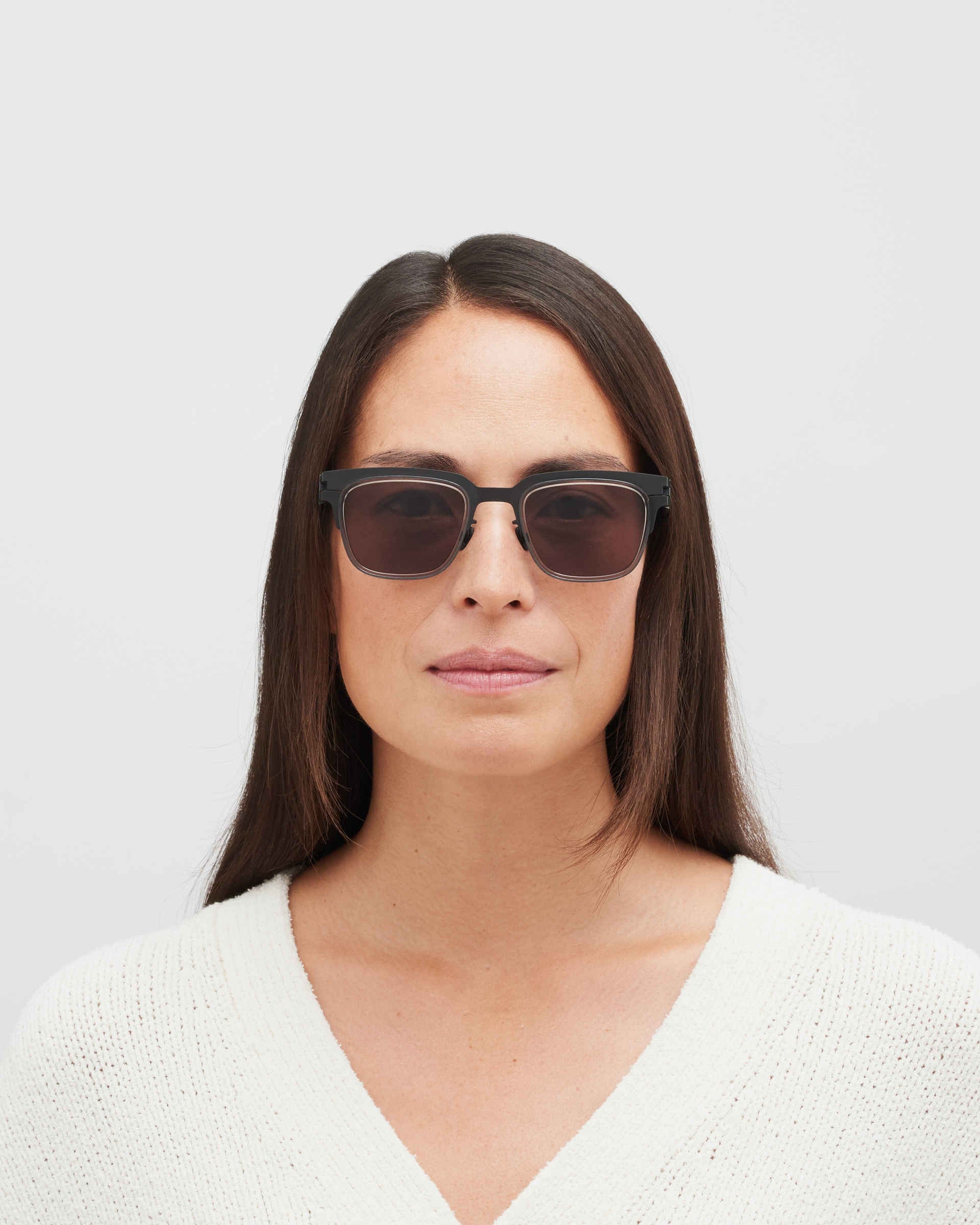 MYKITA RAYMOND A77 BLACK/CLEAR ASH Black/Clear Ash / Brown Solid