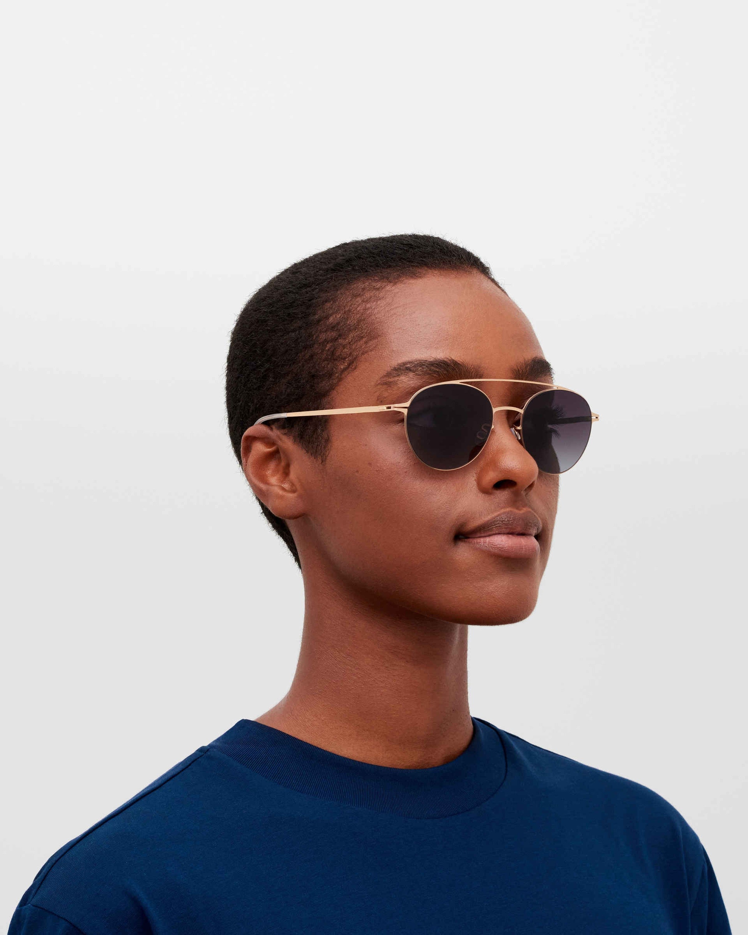 MYKITA REVA POW1 CHAMPAGNE GOLD Pow1 Champagne Gold / Dusk Gradient