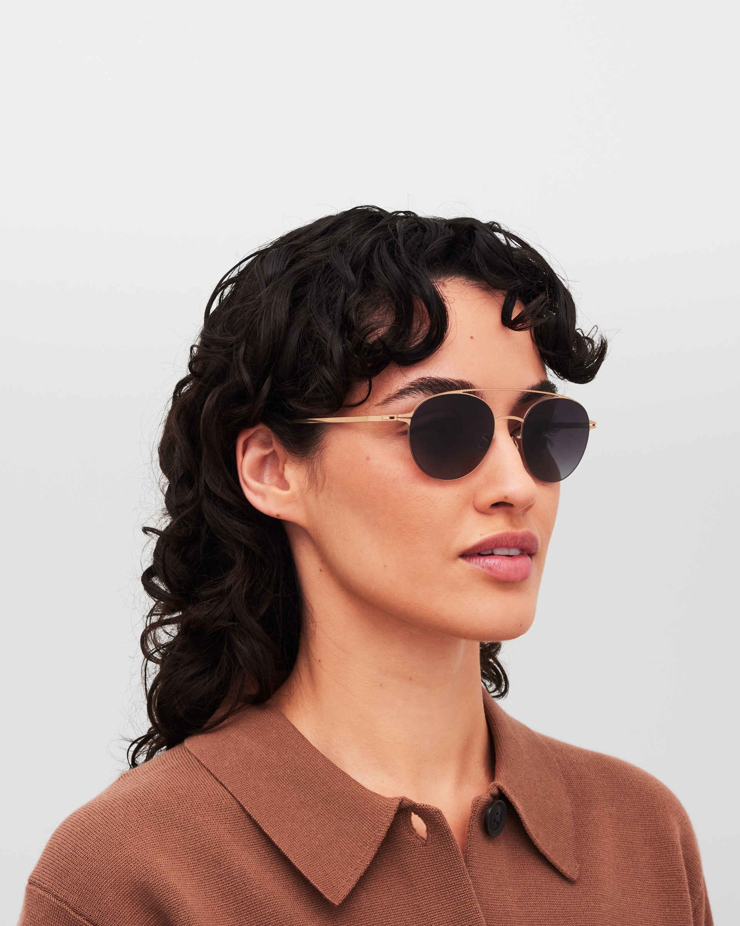 MYKITA REVA POW1 CHAMPAGNE GOLD Pow1 Champagne Gold / Dusk Gradient