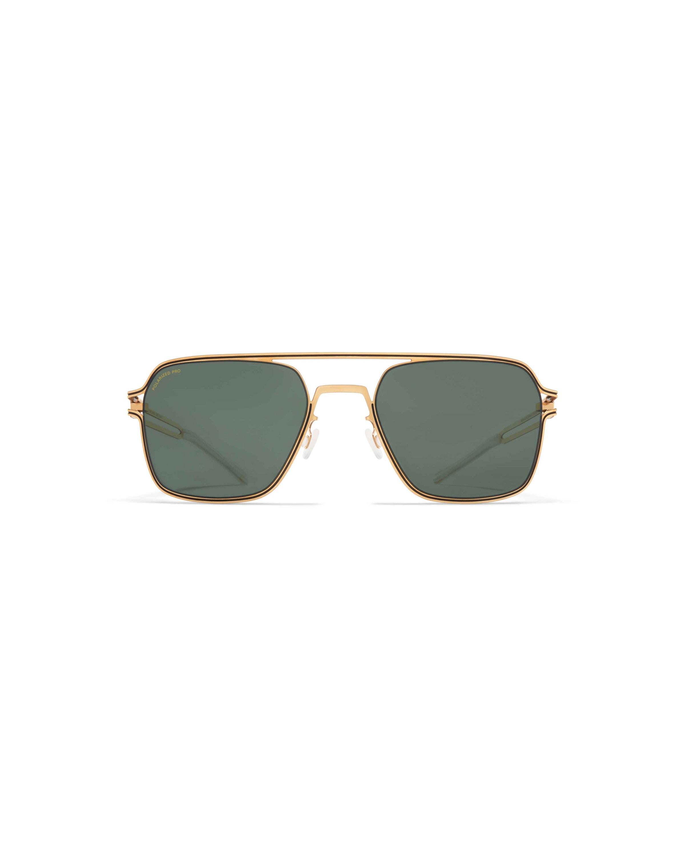 MYKITA RIKU GOLD/BLACK Gold/Black / Polarized Pro Green 15