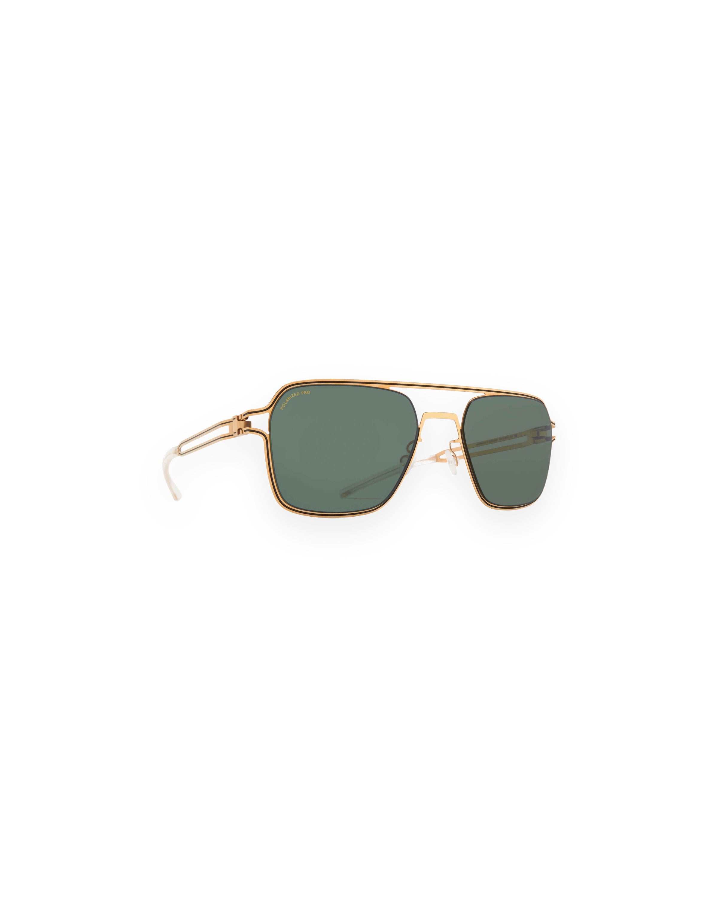 MYKITA RIKU GOLD/BLACK Gold/Black / Polarized Pro Green 15