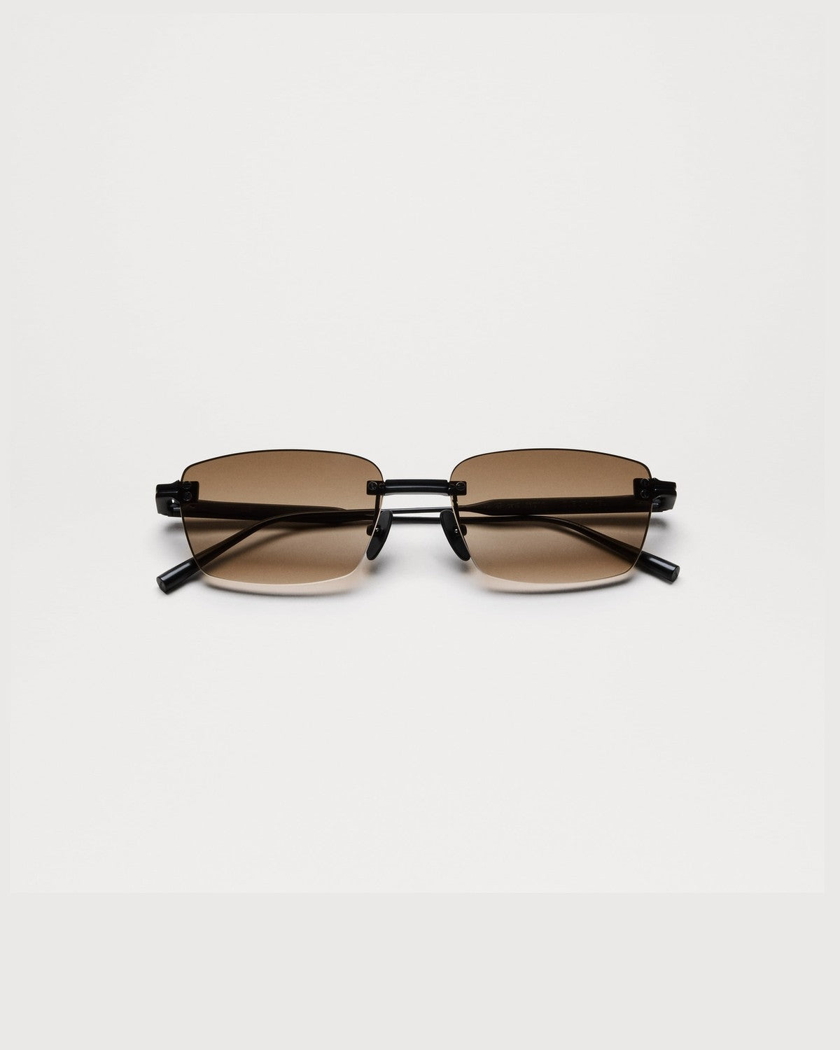 CHIMI Rimless Cubic Brown Gradient Matte Black / Brown Gradient