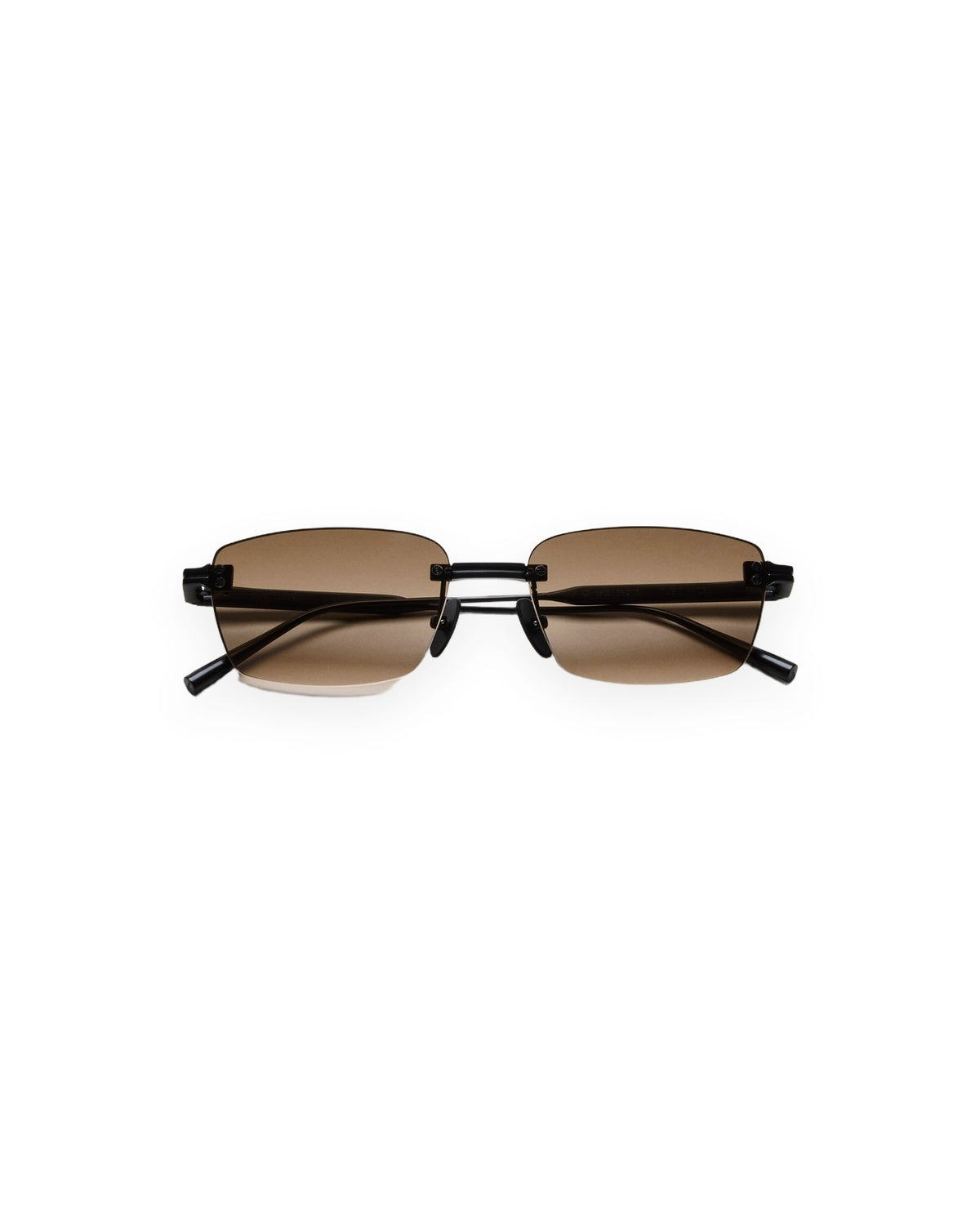 CHIMI Rimless Cubic Brown Gradient Matte Black / Brown Gradient