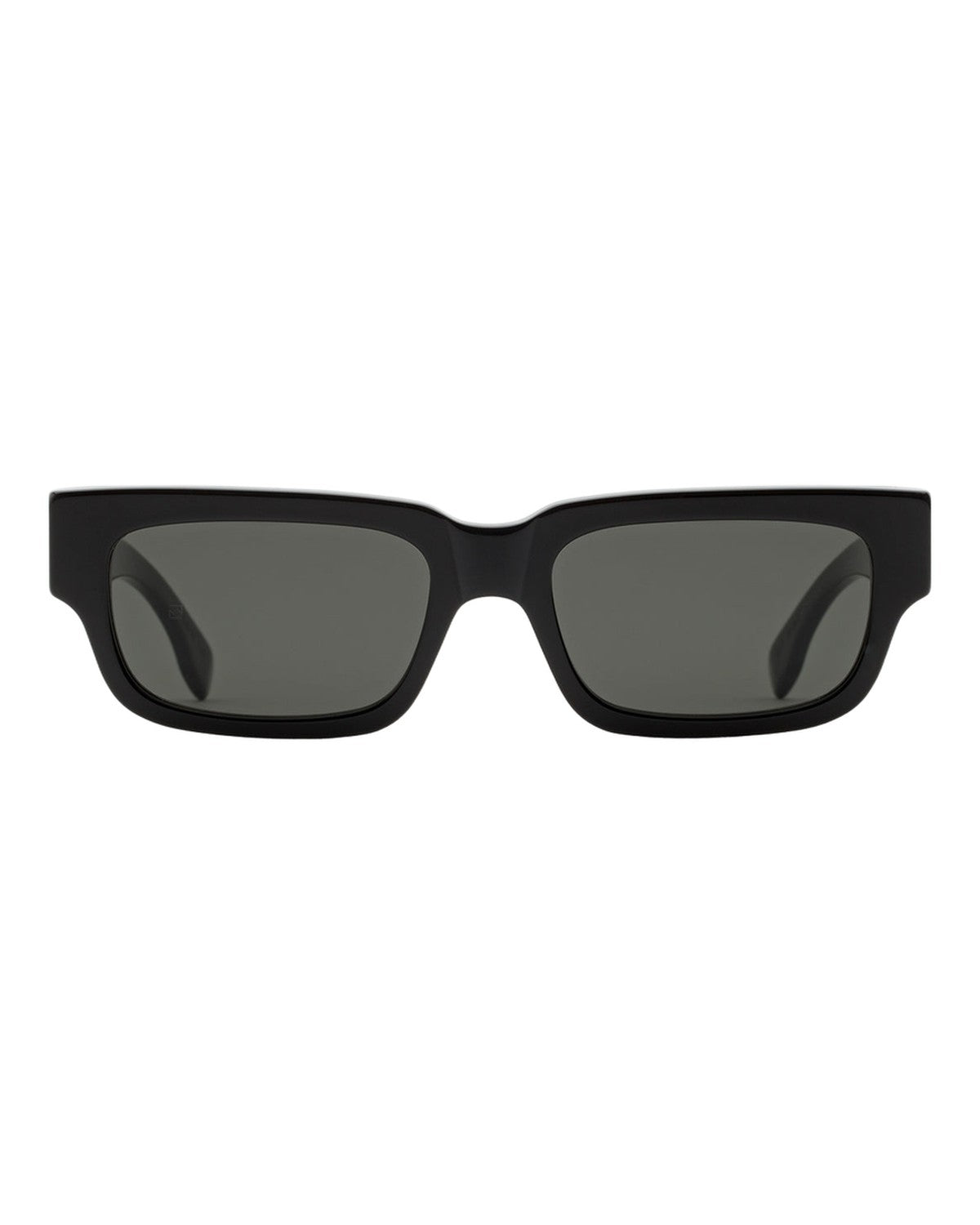 Front view showing the lenses of RETROSUPERFUTURE Roma Black sunglasses.