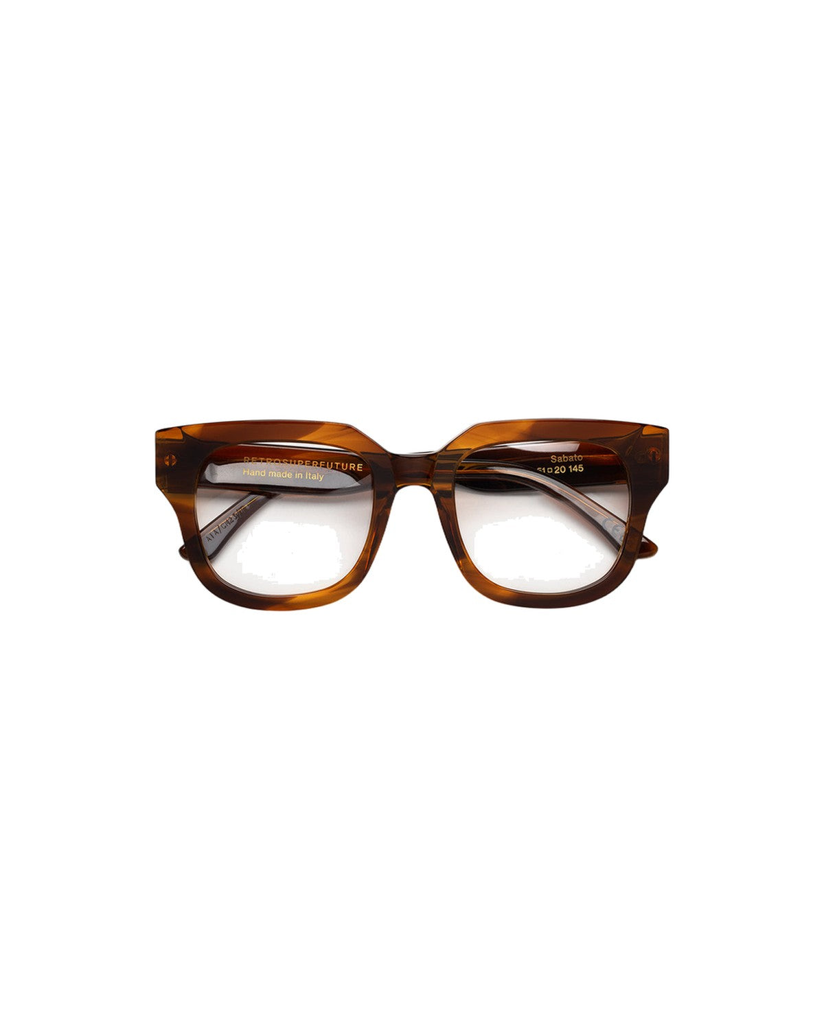 Front view of RETROSUPERFUTURE Sabato Striata eyeglasses.