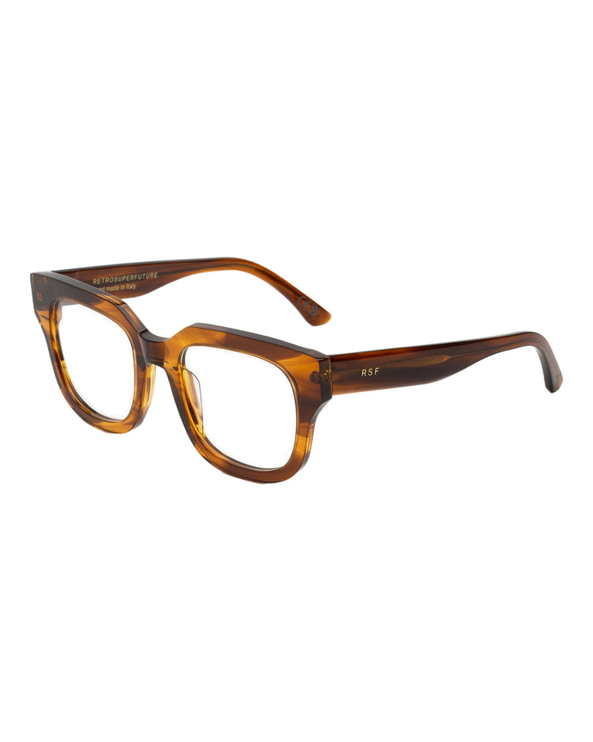 Angle view of RETROSUPERFUTURE Sabato Striata eyeglasses.