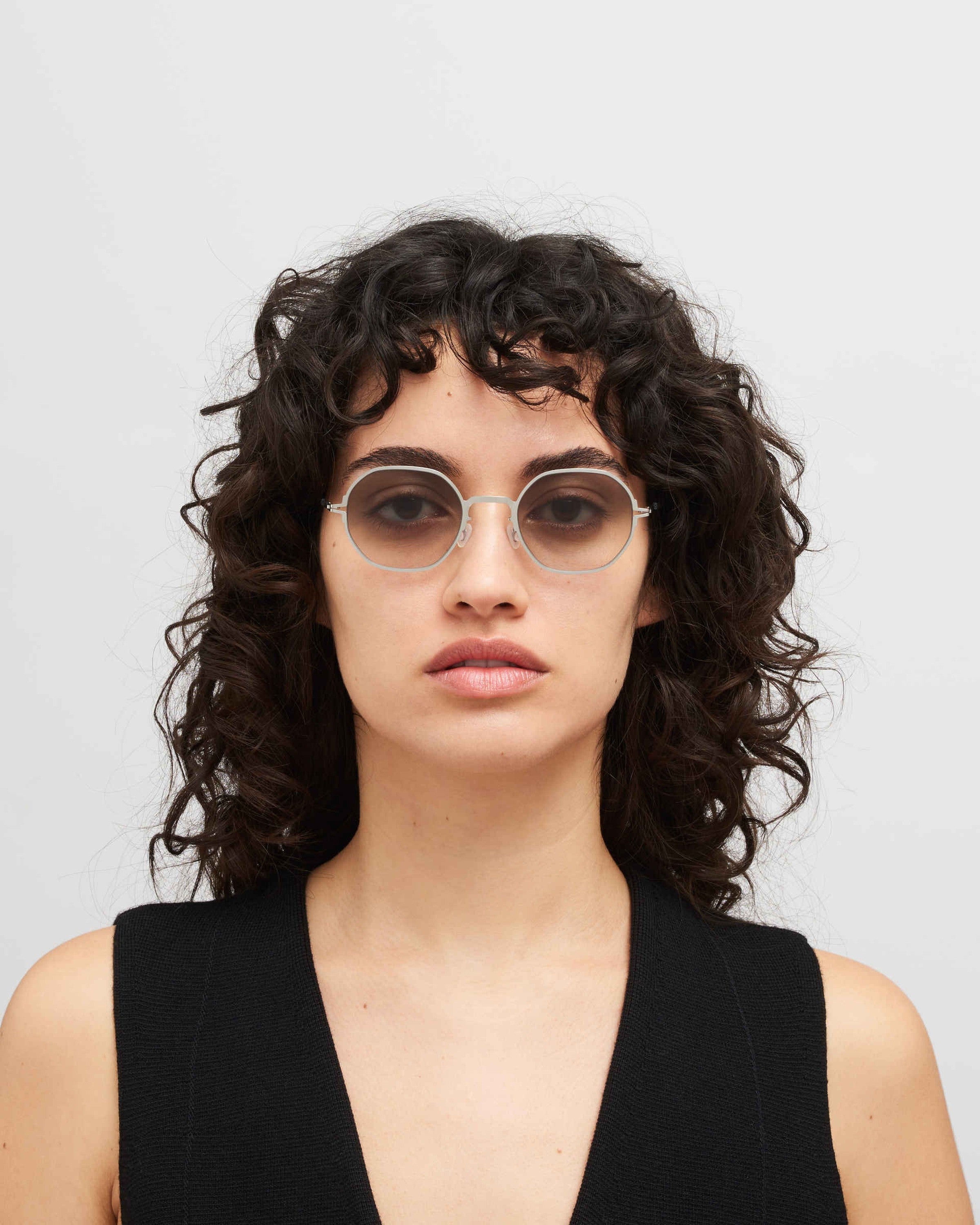 MYKITA SANTANA SHINY SILVER Shiny Silver / Grey Gradient