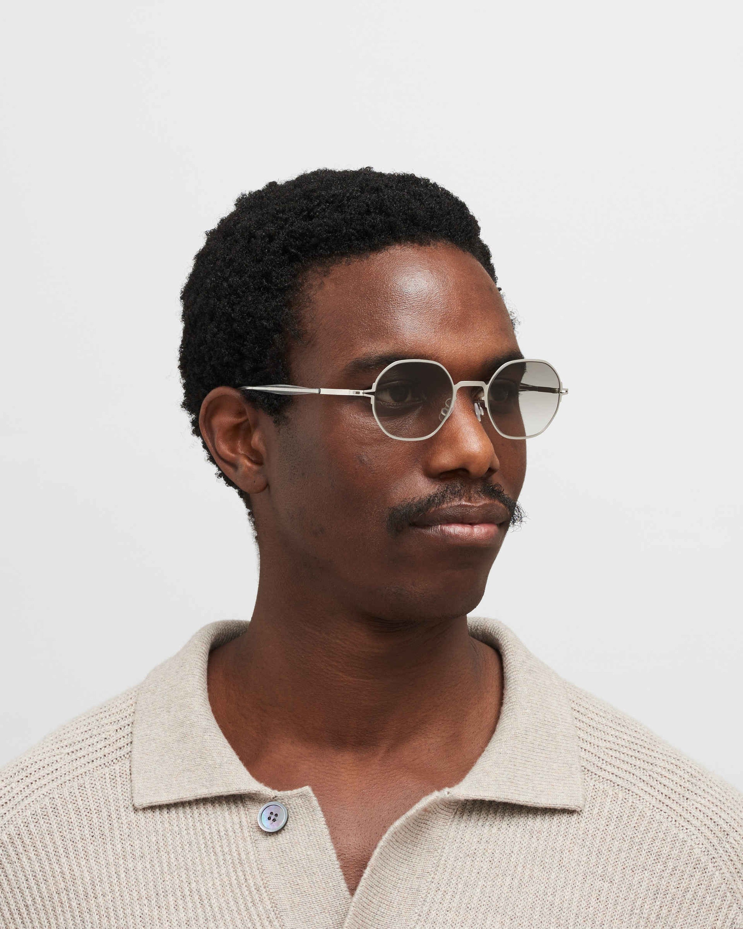 MYKITA SANTANA SHINY SILVER Shiny Silver / Grey Gradient