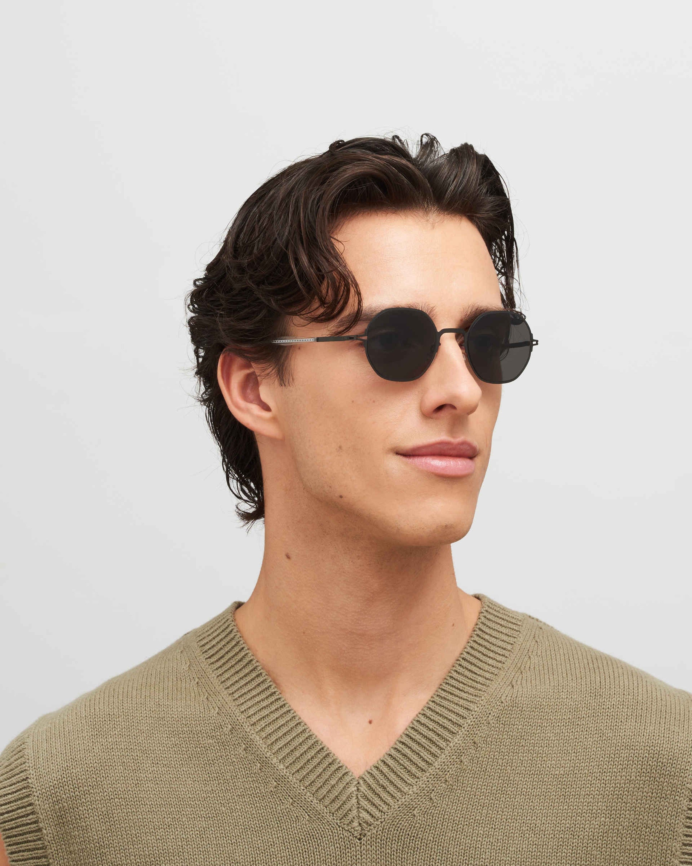 MYKITA SANTANA BLACK Black / Dark Grey Solid