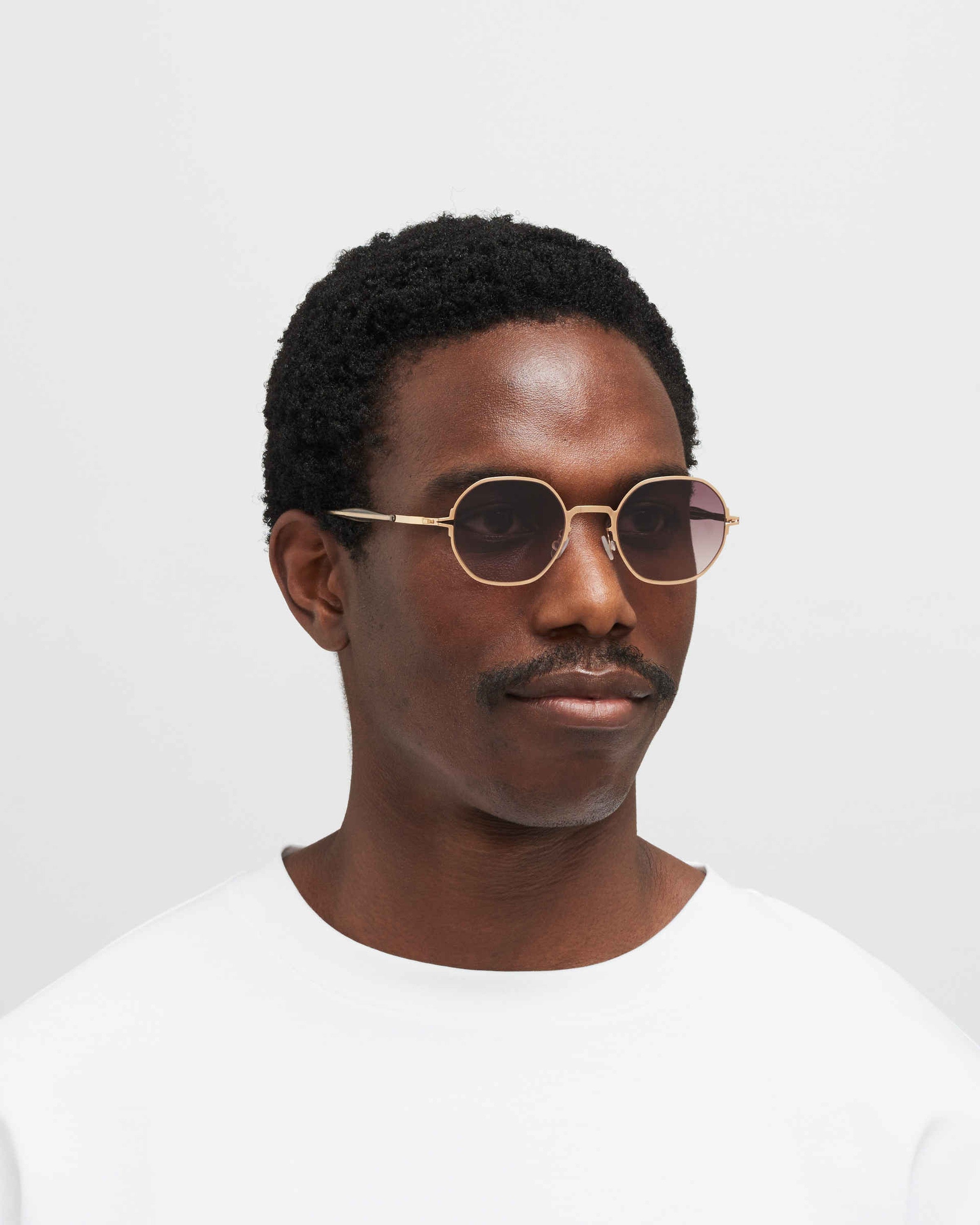 MYKITA SANTANA CHAMPAGNE GOLD Champagne Gold / Cedar Brown Gradient