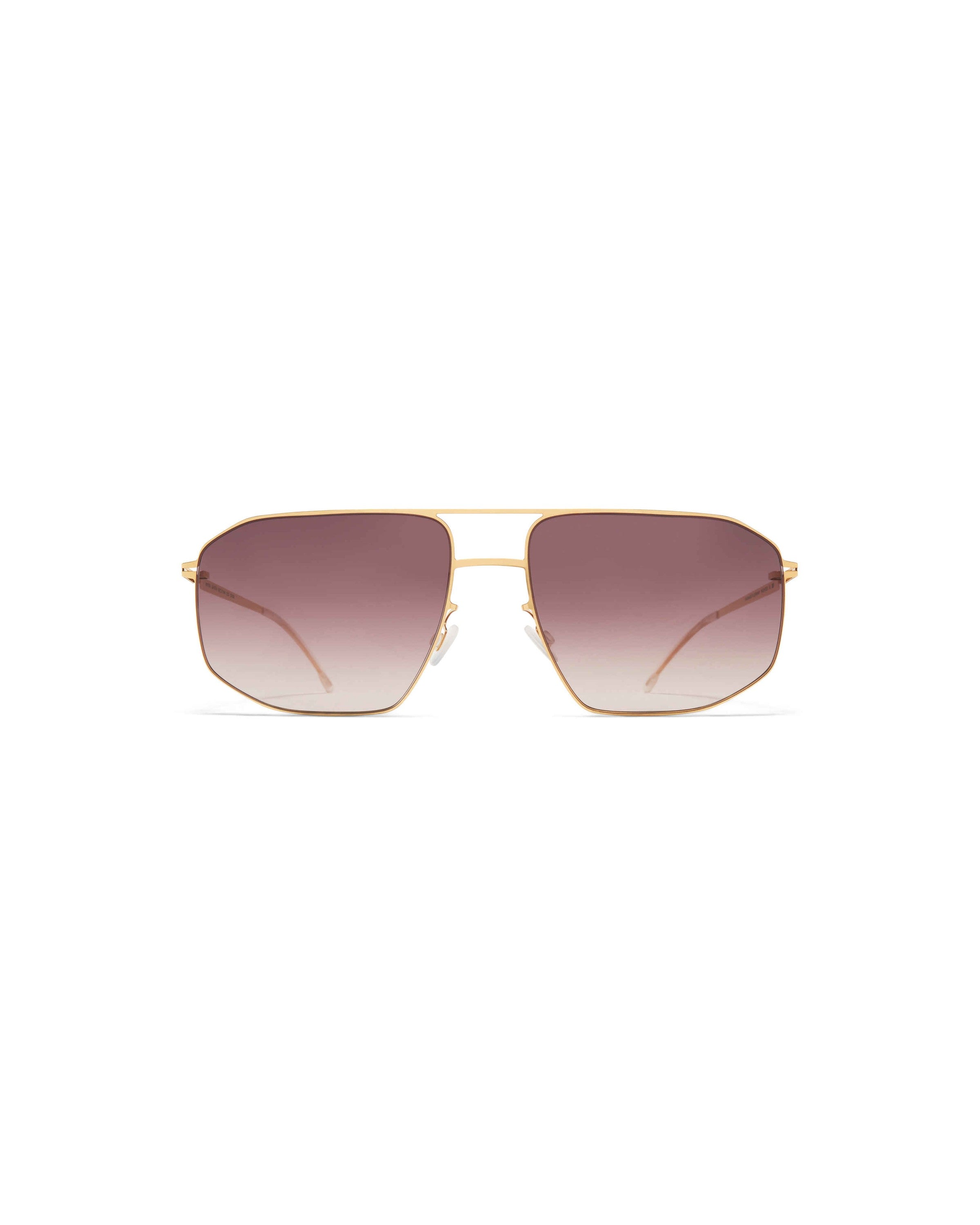 MYKITA SANTERI GLOSSY GOLD Glossy Gold / Cedar Brown Gradient