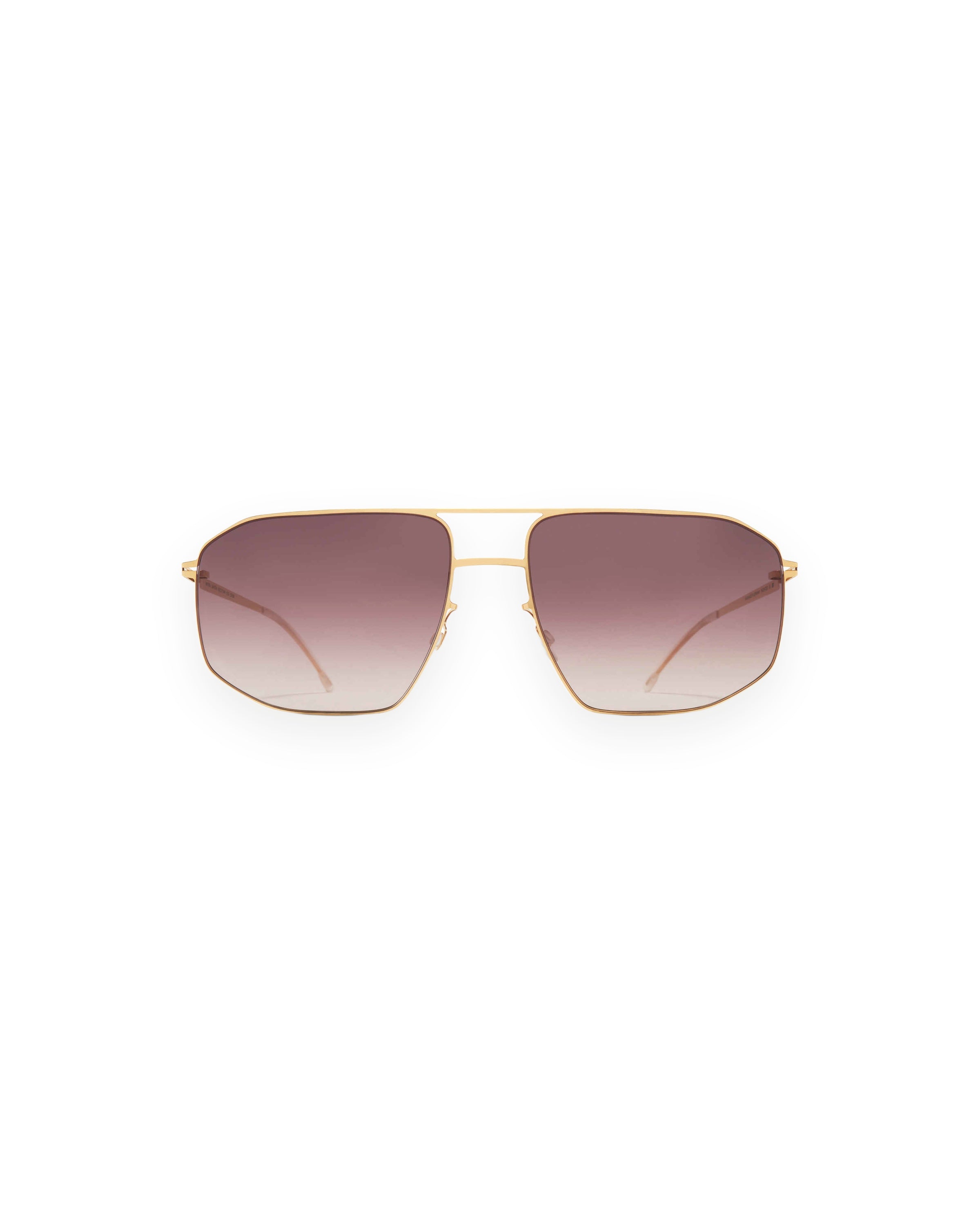 MYKITA SANTERI GLOSSY GOLD Glossy Gold / Cedar Brown Gradient
