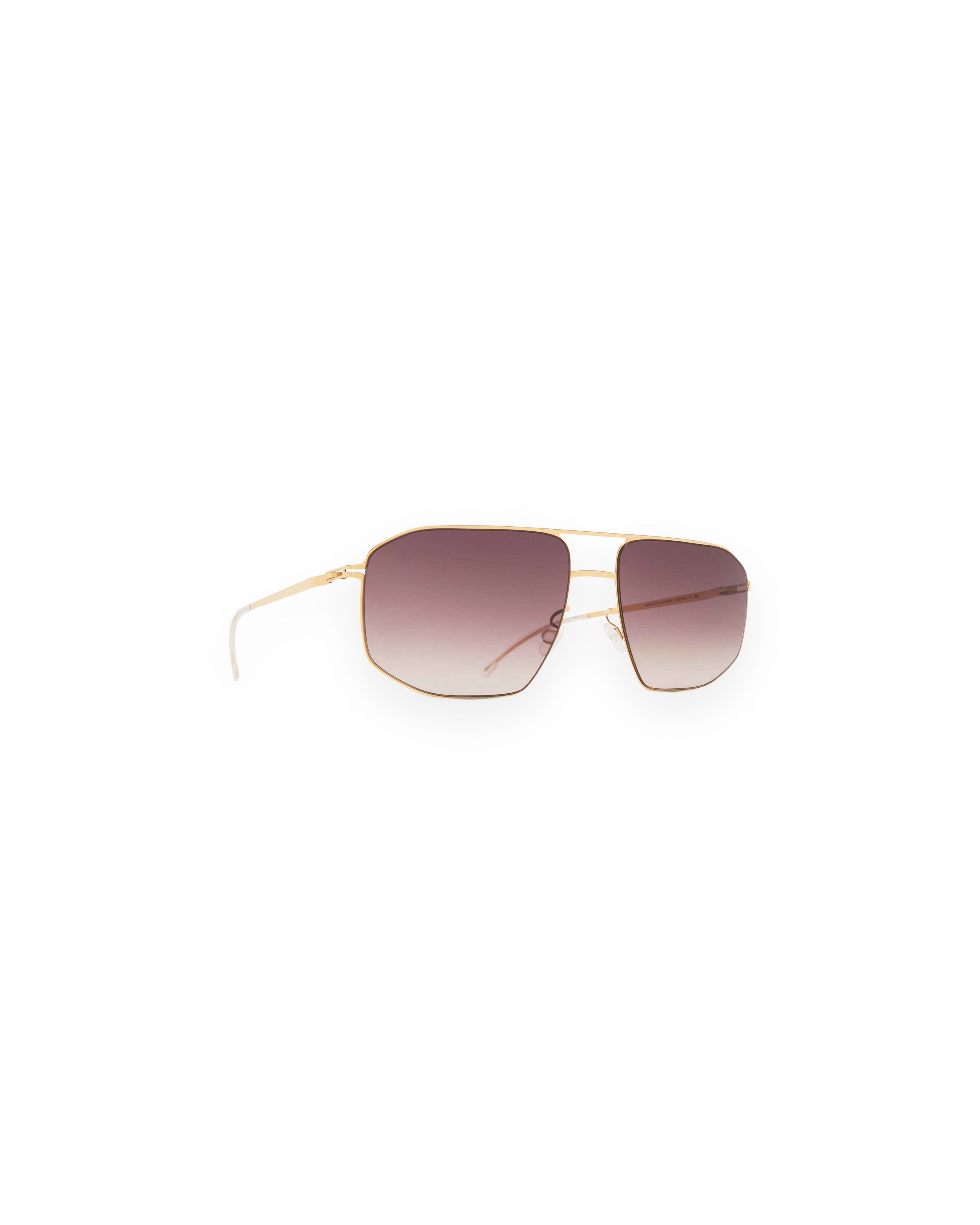 MYKITA SANTERI GLOSSY GOLD Glossy Gold / Cedar Brown Gradient