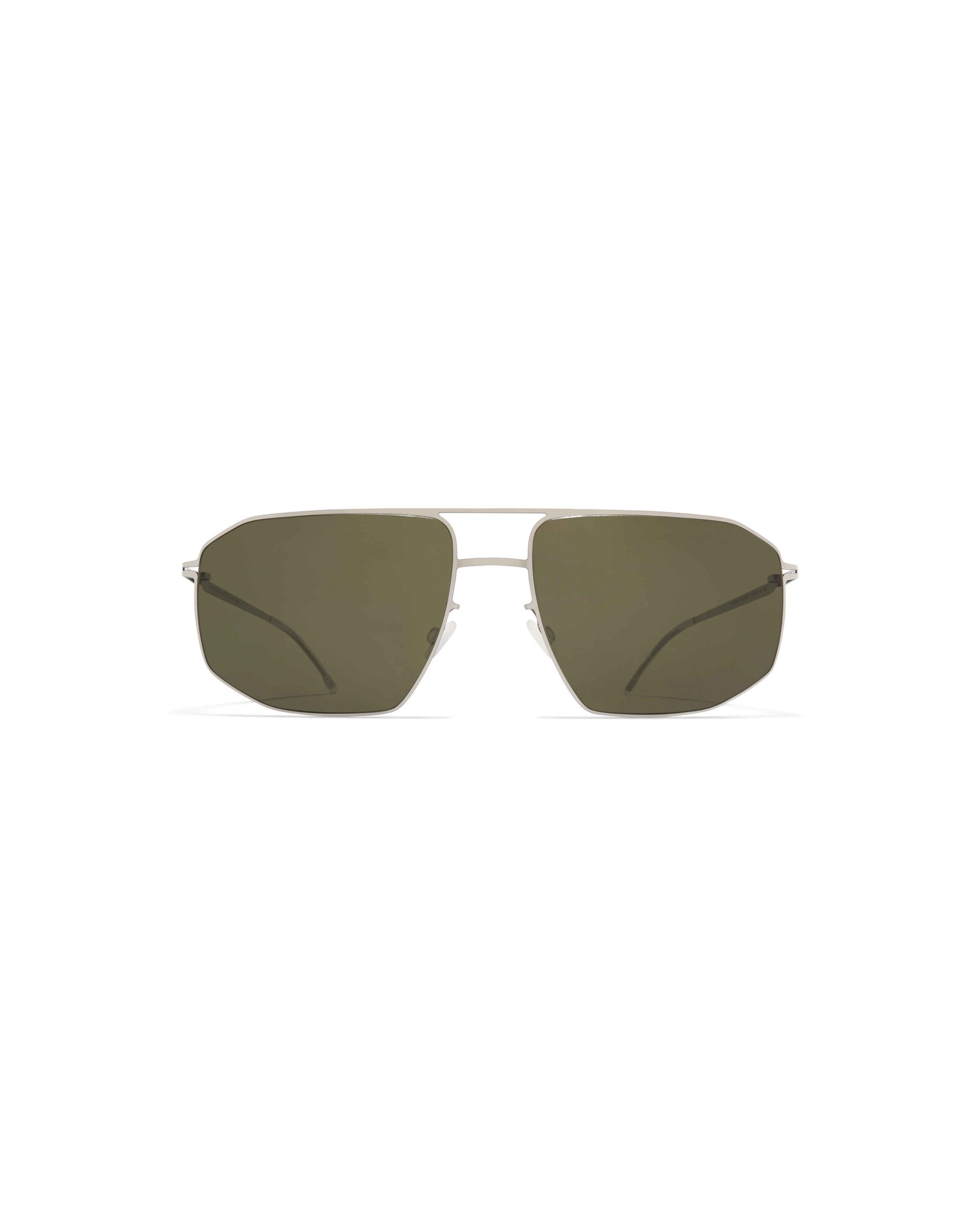 MYKITA SANTERI SHINY SILVER Shiny Silver / Rawgreen Solid