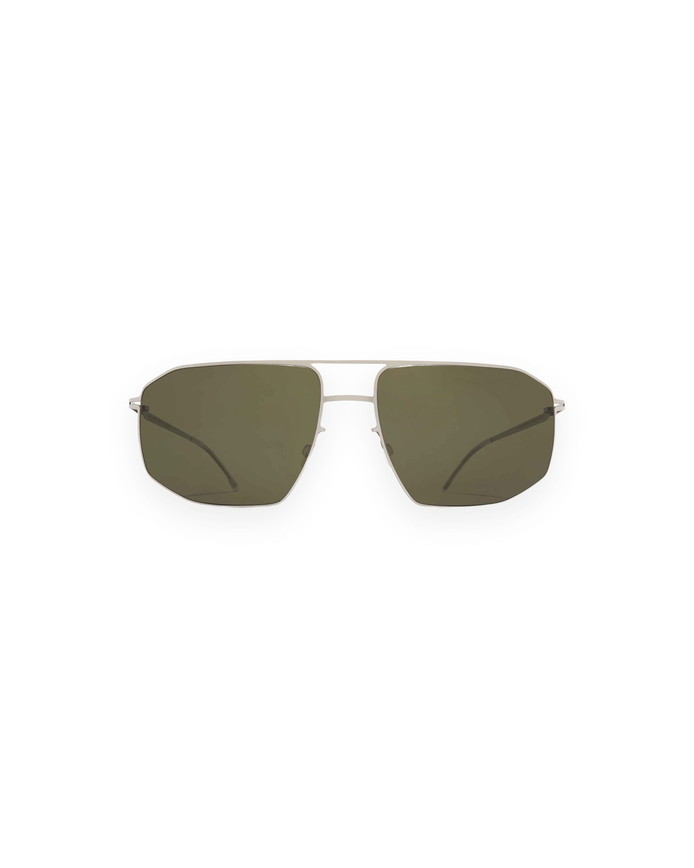 MYKITA SANTERI SHINY SILVER Shiny Silver / Rawgreen Solid