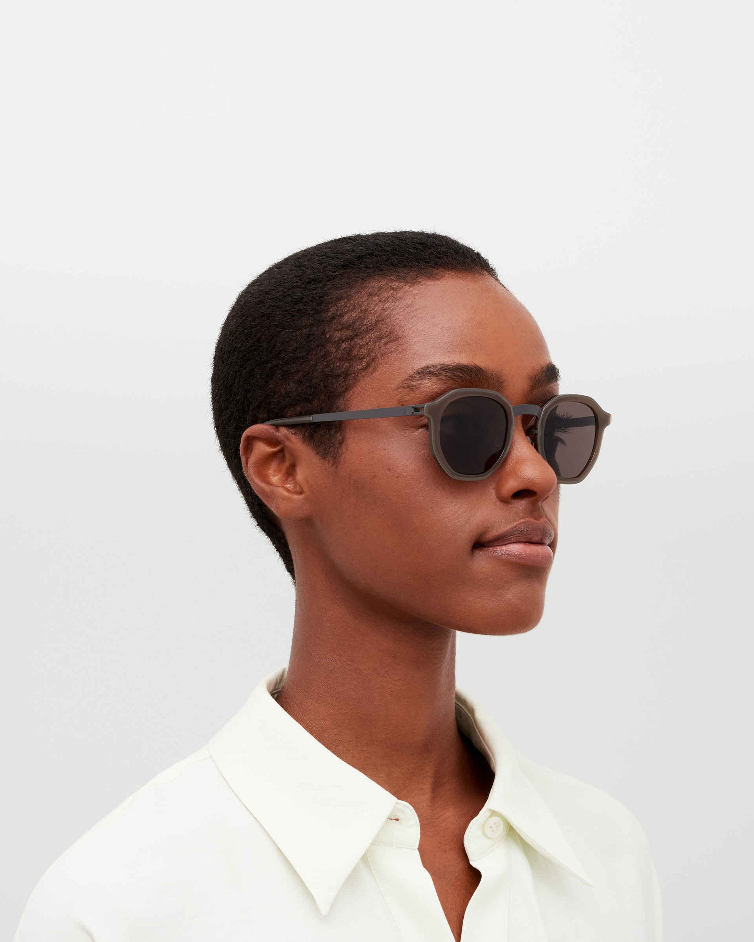 MYKITA SAWYER A100 STORM GREY/TAUPE Storm Grey/Taupe / Brown Solid
