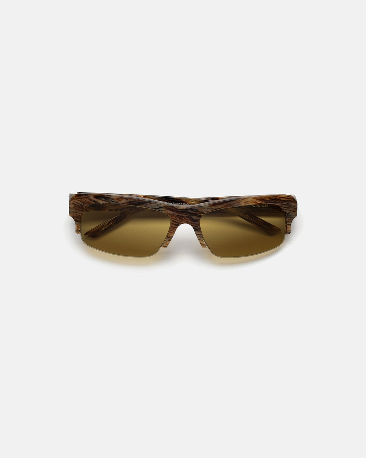 Front view of RETROSUPERFUTURE Scatto Graffiato sunglasses.