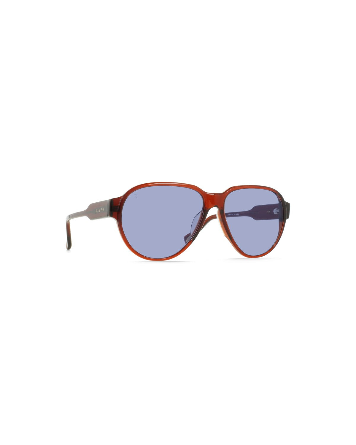 Angled view of RAEN Seneca 60 Cask Lavender sunglasses.