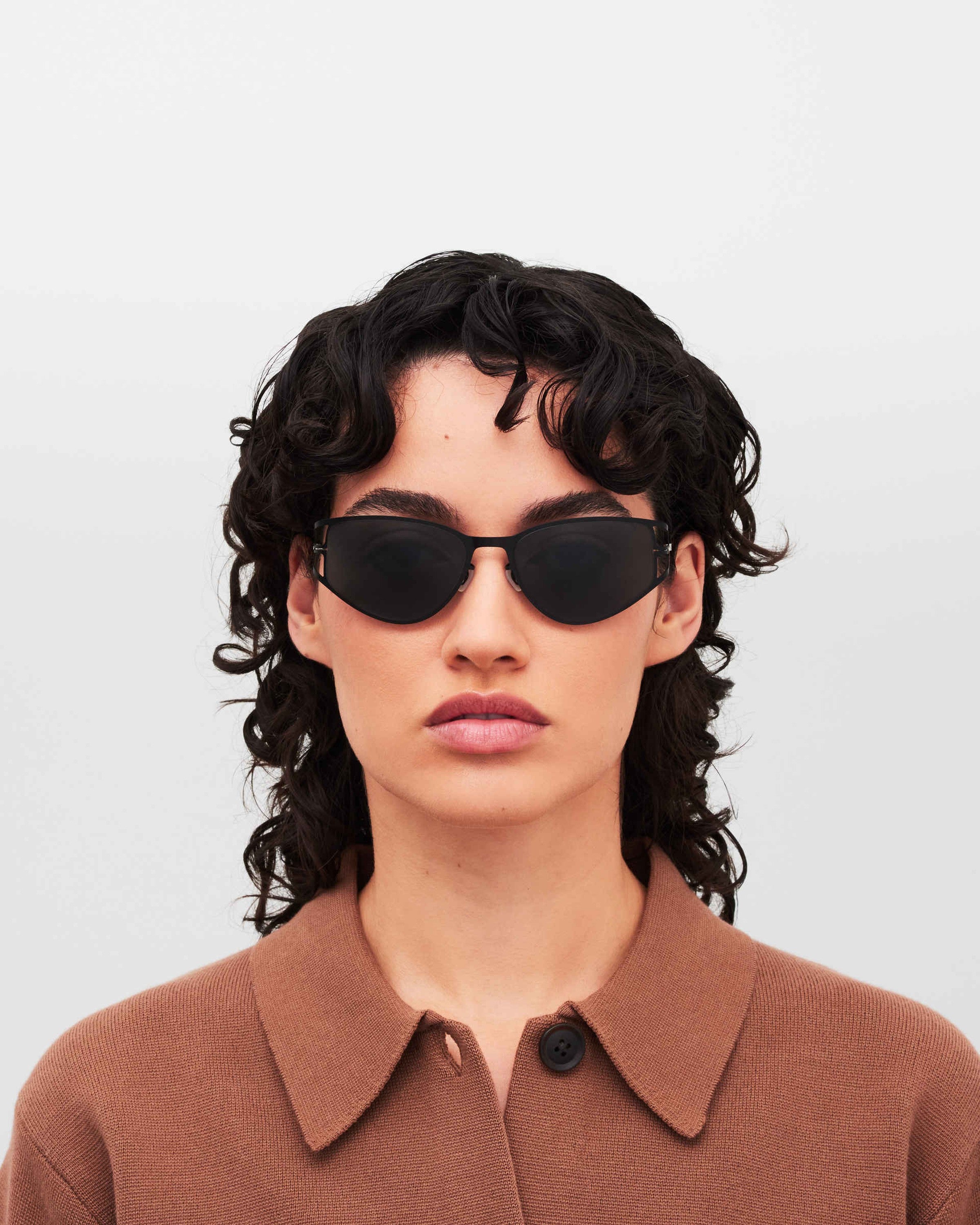 MYKITA SIERRA SHINY SILVER/JET BLACK Shiny Silver/Jet Black / Darkgrey Solid