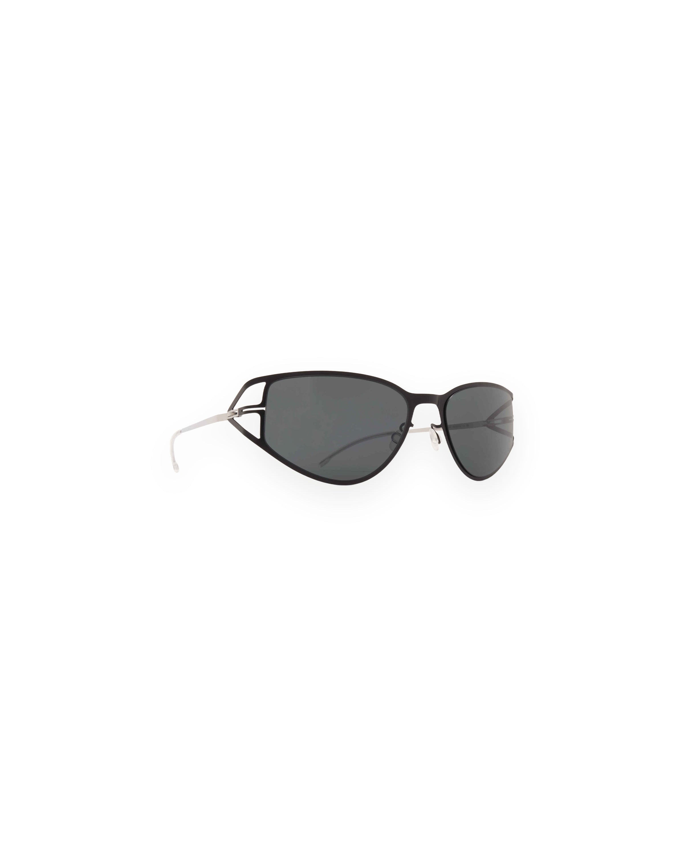 MYKITA SIERRA SHINY SILVER/JET BLACK Shiny Silver/Jet Black / Darkgrey Solid
