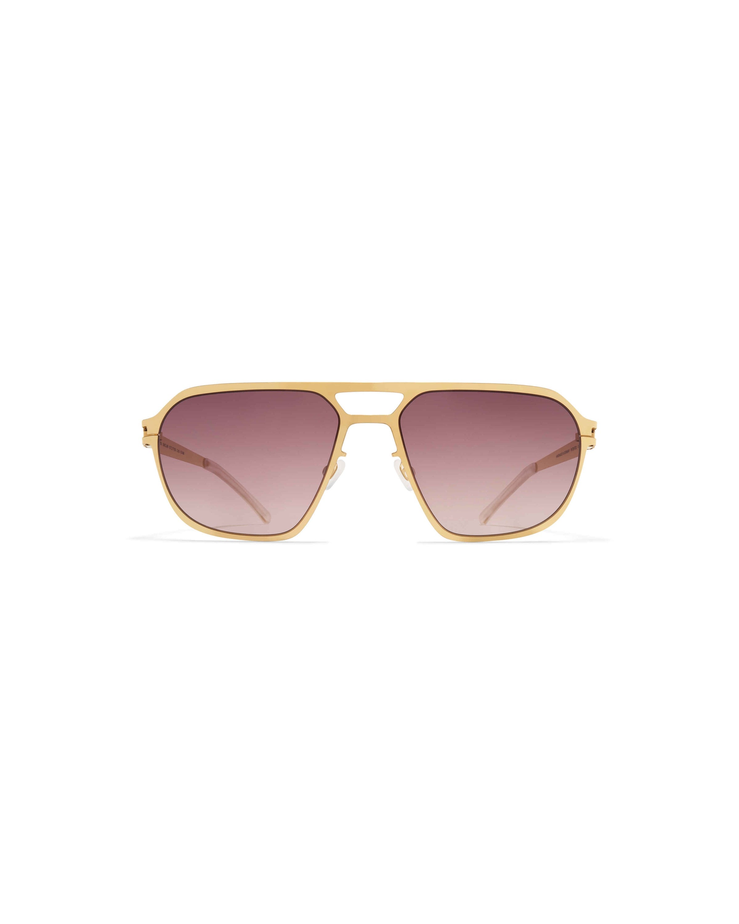 MYKITA SINCLAIR GLOSSY GOLD Glossy Gold / Cedar Brown Gradient