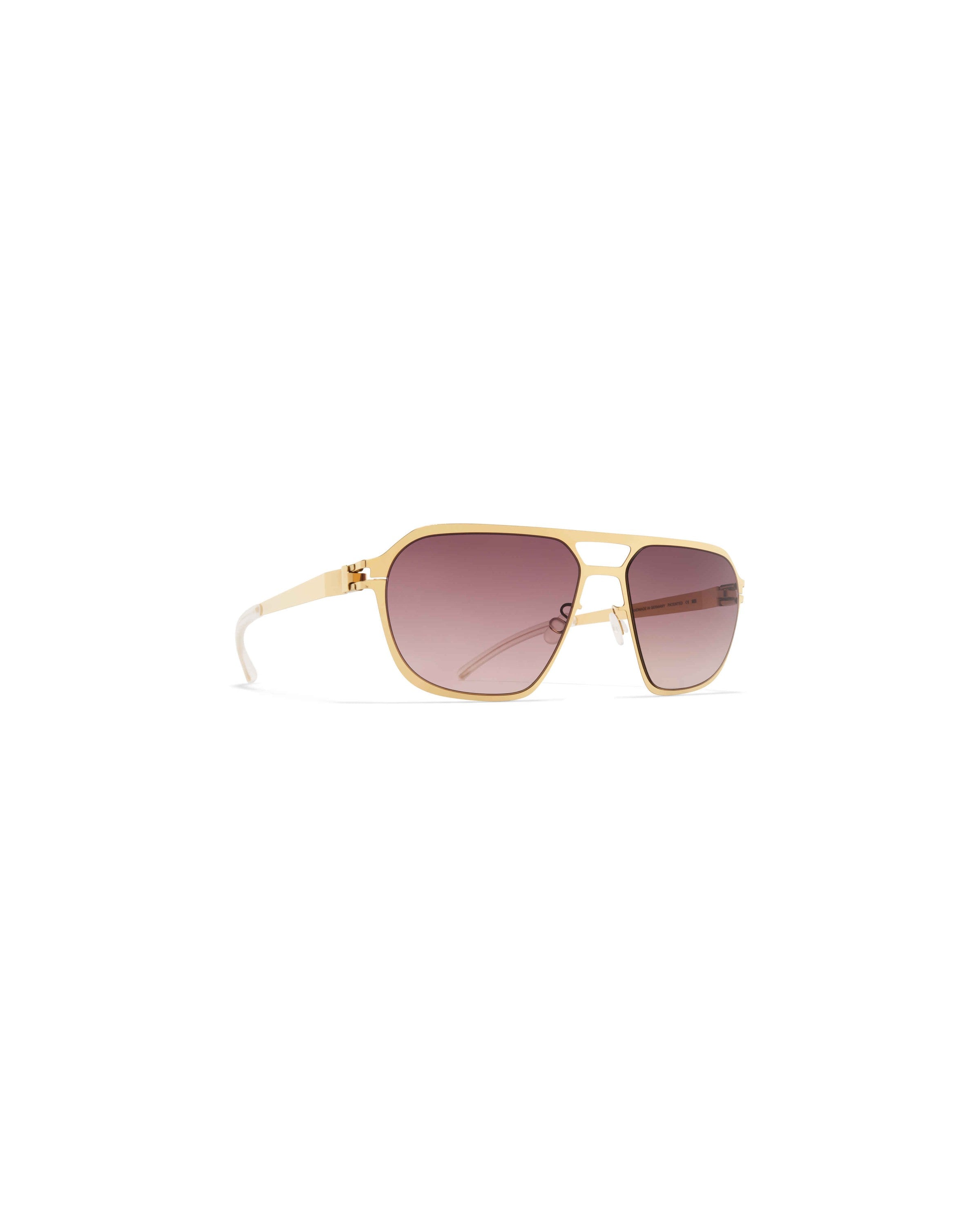 MYKITA SINCLAIR GLOSSY GOLD Glossy Gold / Cedar Brown Gradient