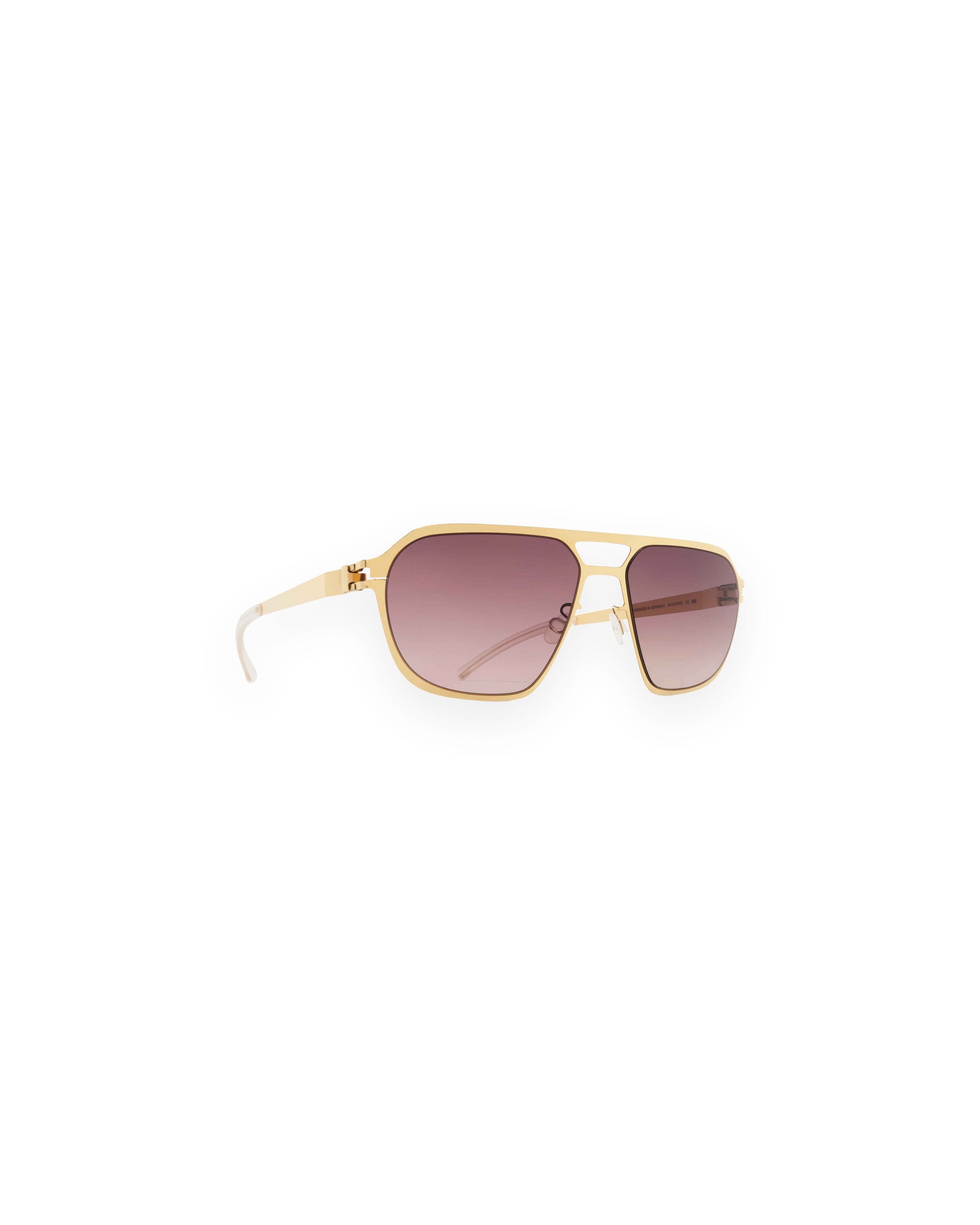 MYKITA SINCLAIR GLOSSY GOLD Glossy Gold / Cedar Brown Gradient