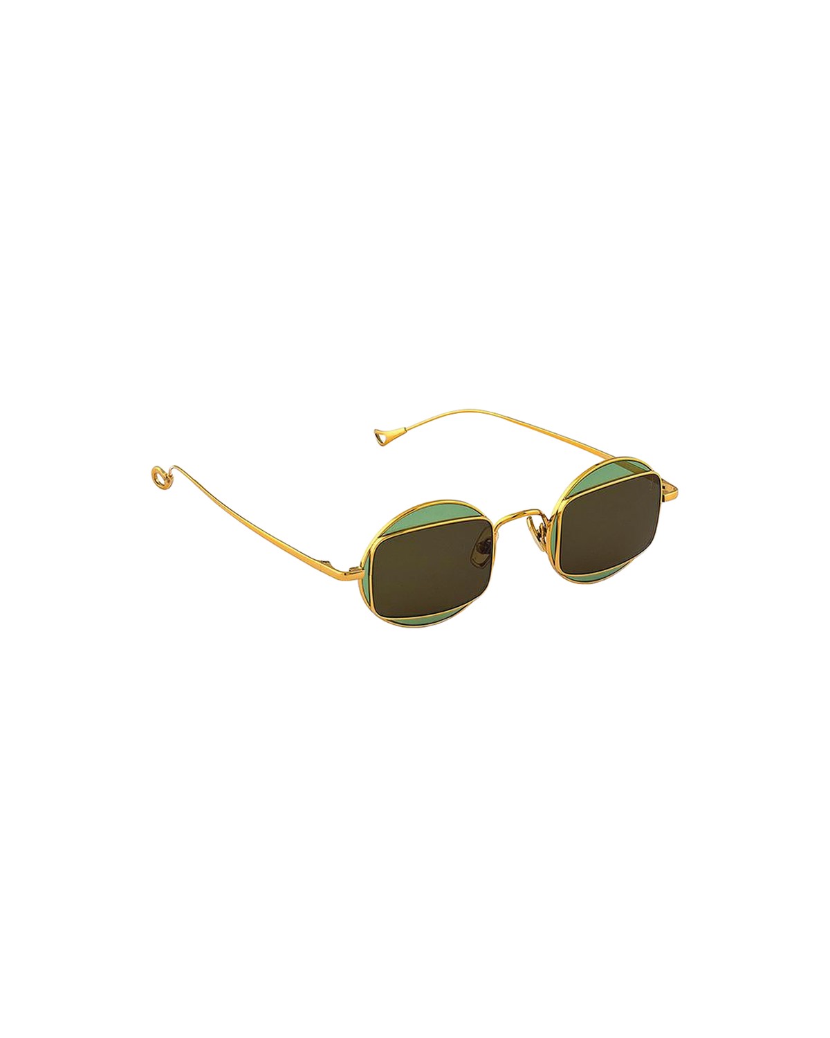 Angled view of EYEPETIZER SMOOTH C.4-8 sunglasses showing temples and frame shape.