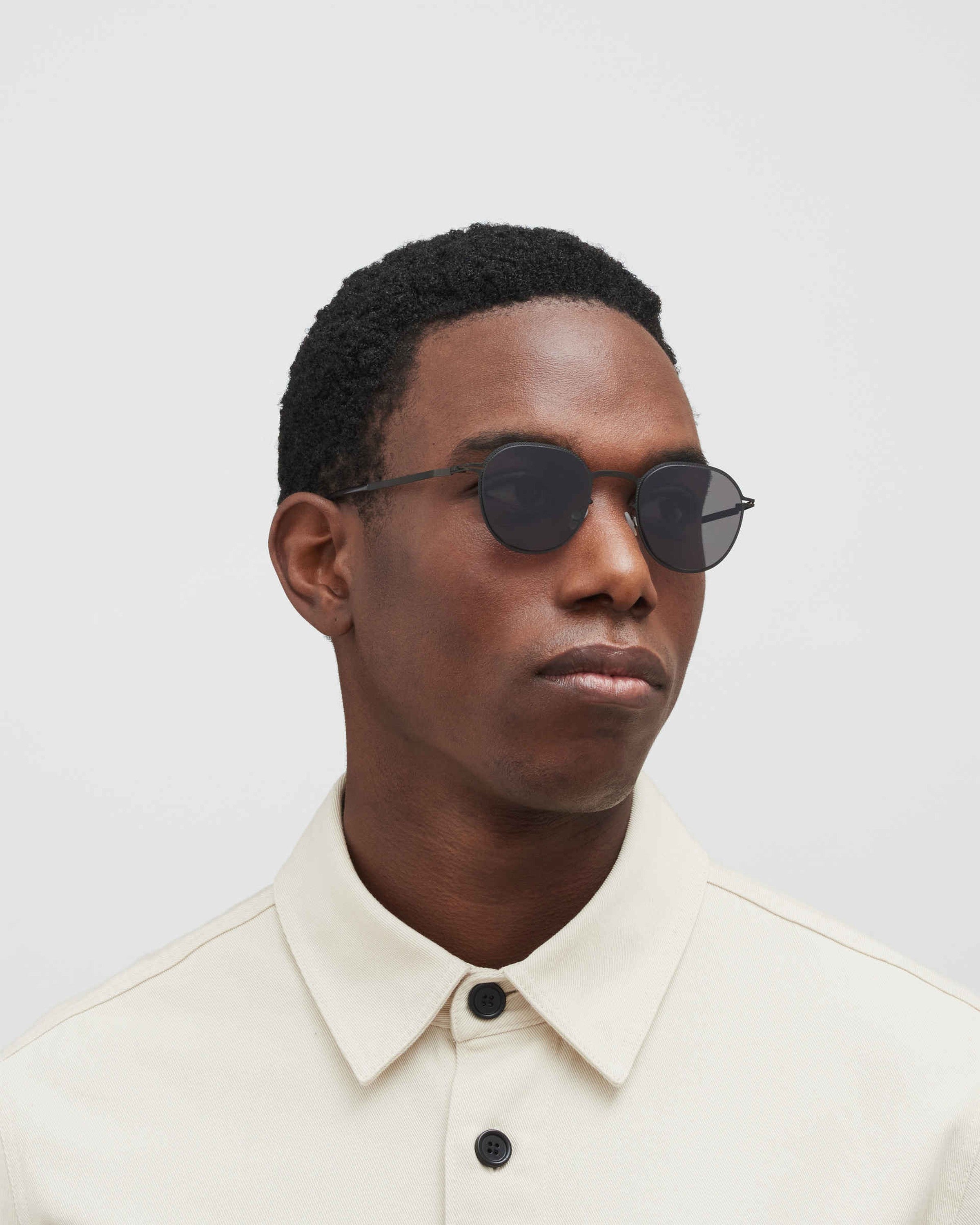 MYKITA TALVI BLACK Black / Polarised Pro Hi-Con Grey
