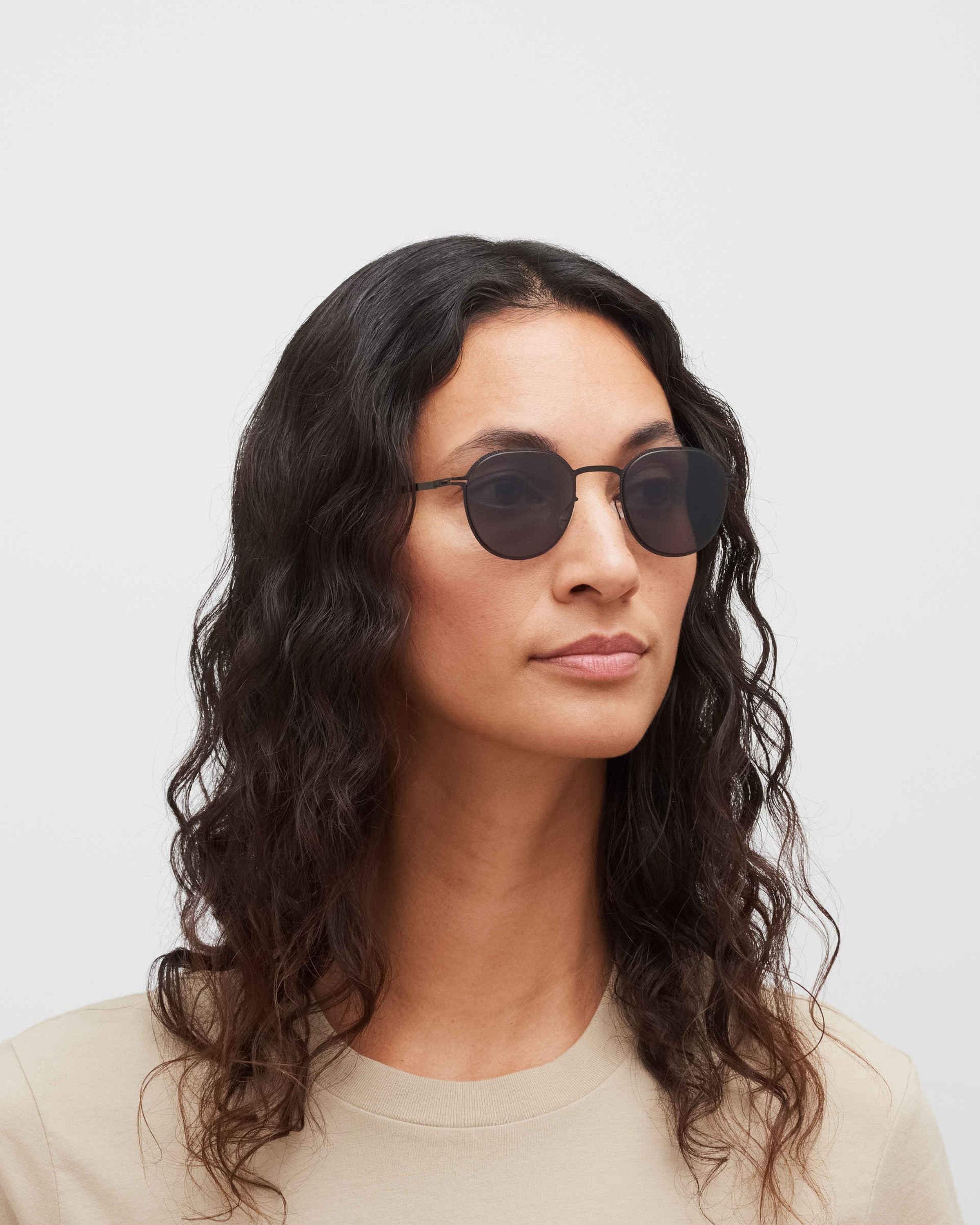 MYKITA TALVI BLACK Black / Polarised Pro Hi-Con Grey