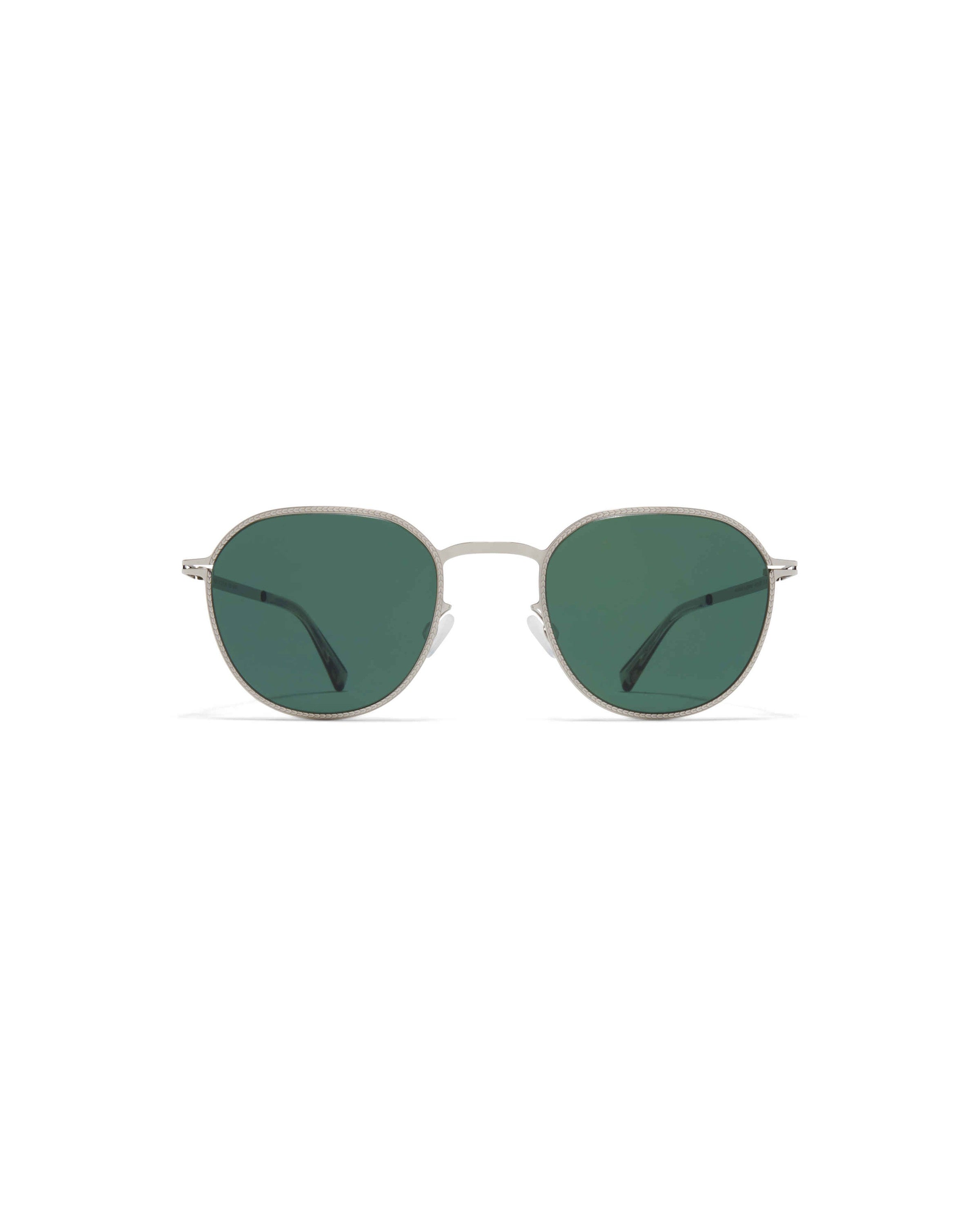 MYKITA TALVI SHINY SILVER Shiny Silver / Dark Green Solid