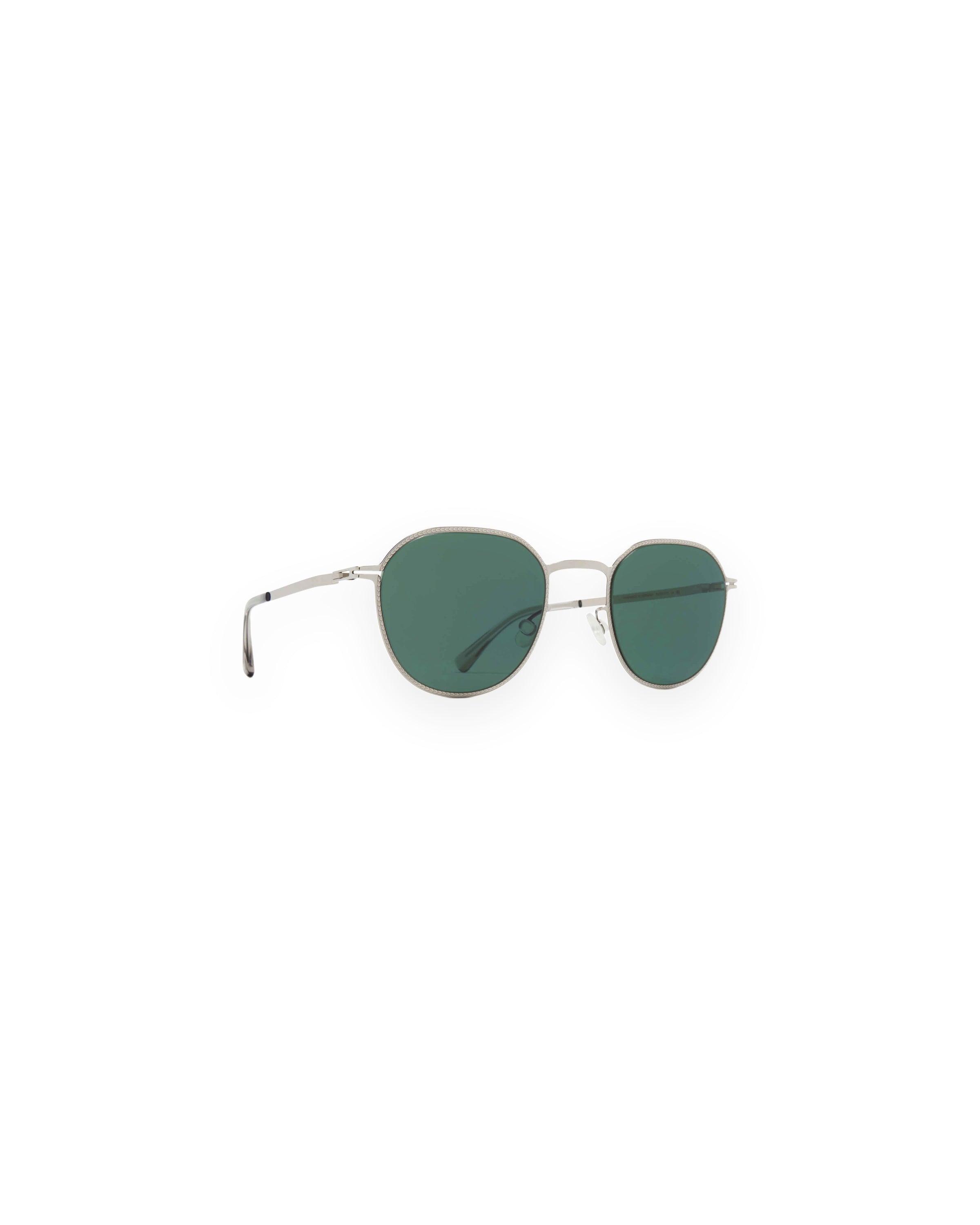 MYKITA TALVI SHINY SILVER Shiny Silver / Dark Green Solid
