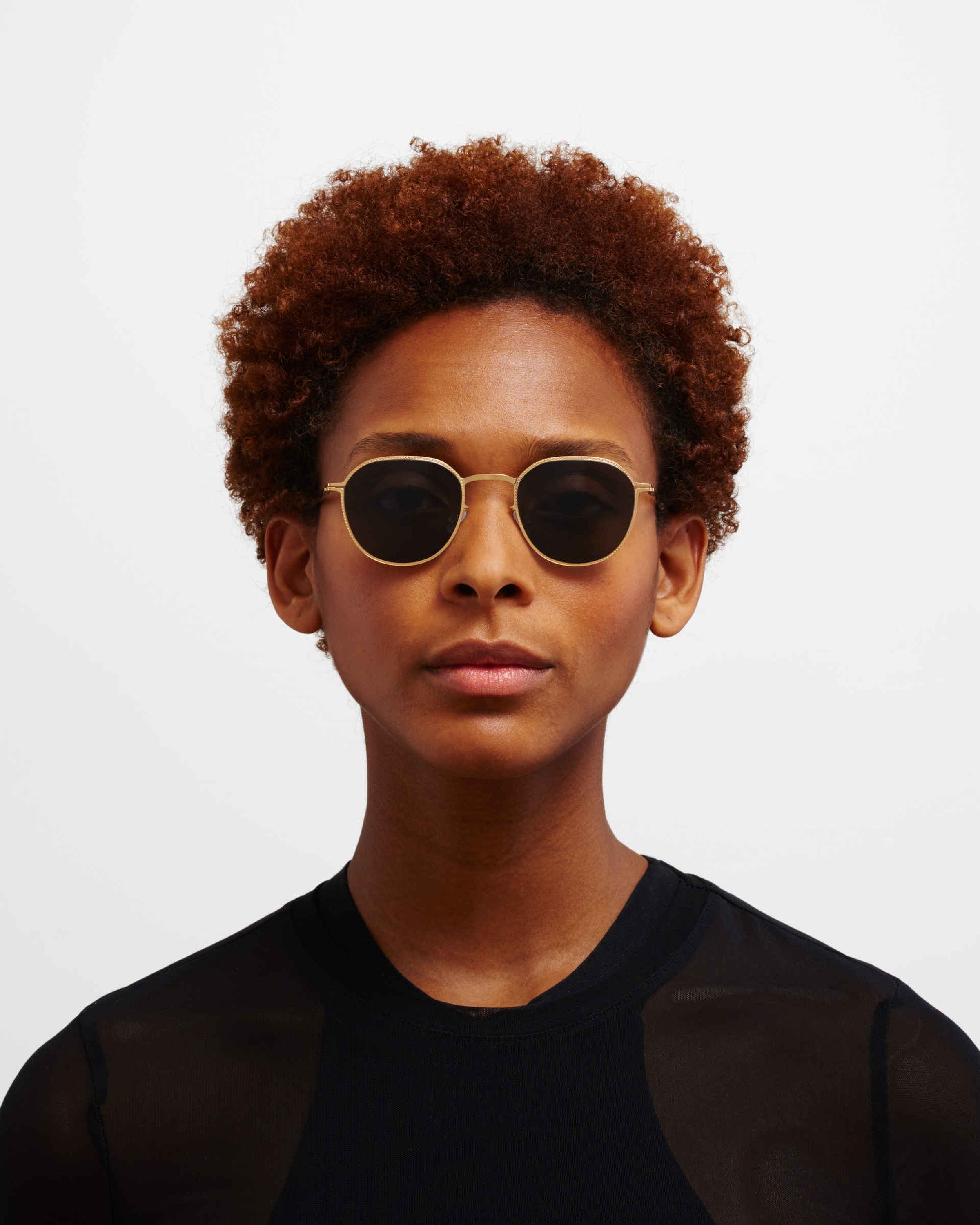 MYKITA TALVI GLOSSY GOLD Glossy Gold / Darkgrey Solid