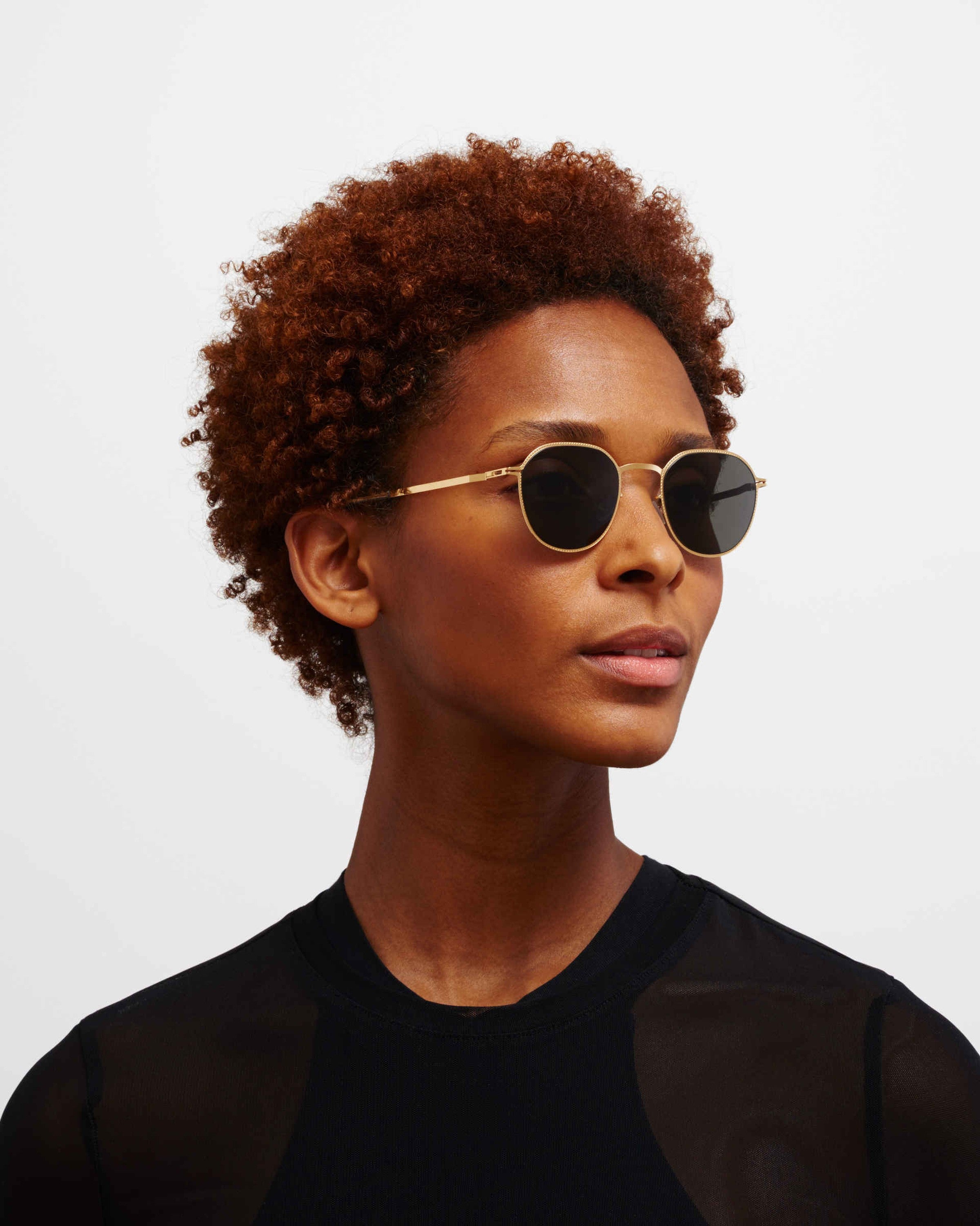MYKITA TALVI GLOSSY GOLD Glossy Gold / Darkgrey Solid