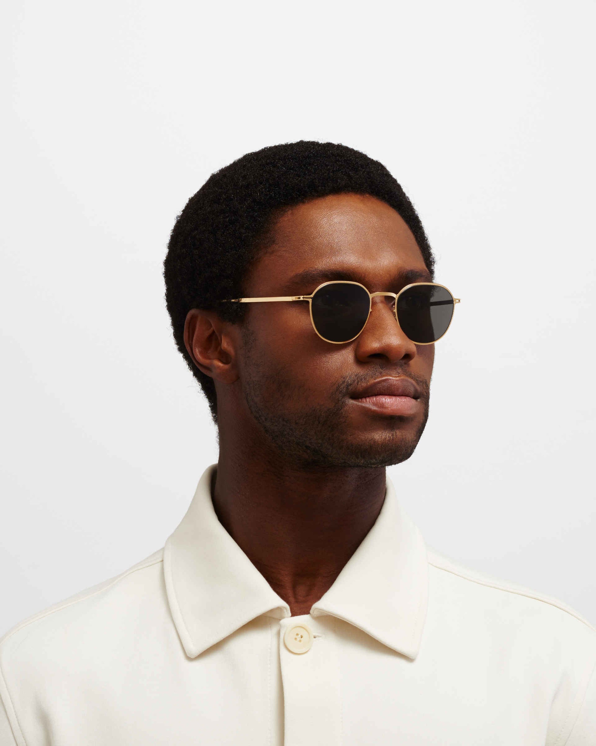 MYKITA TALVI GLOSSY GOLD Glossy Gold / Darkgrey Solid