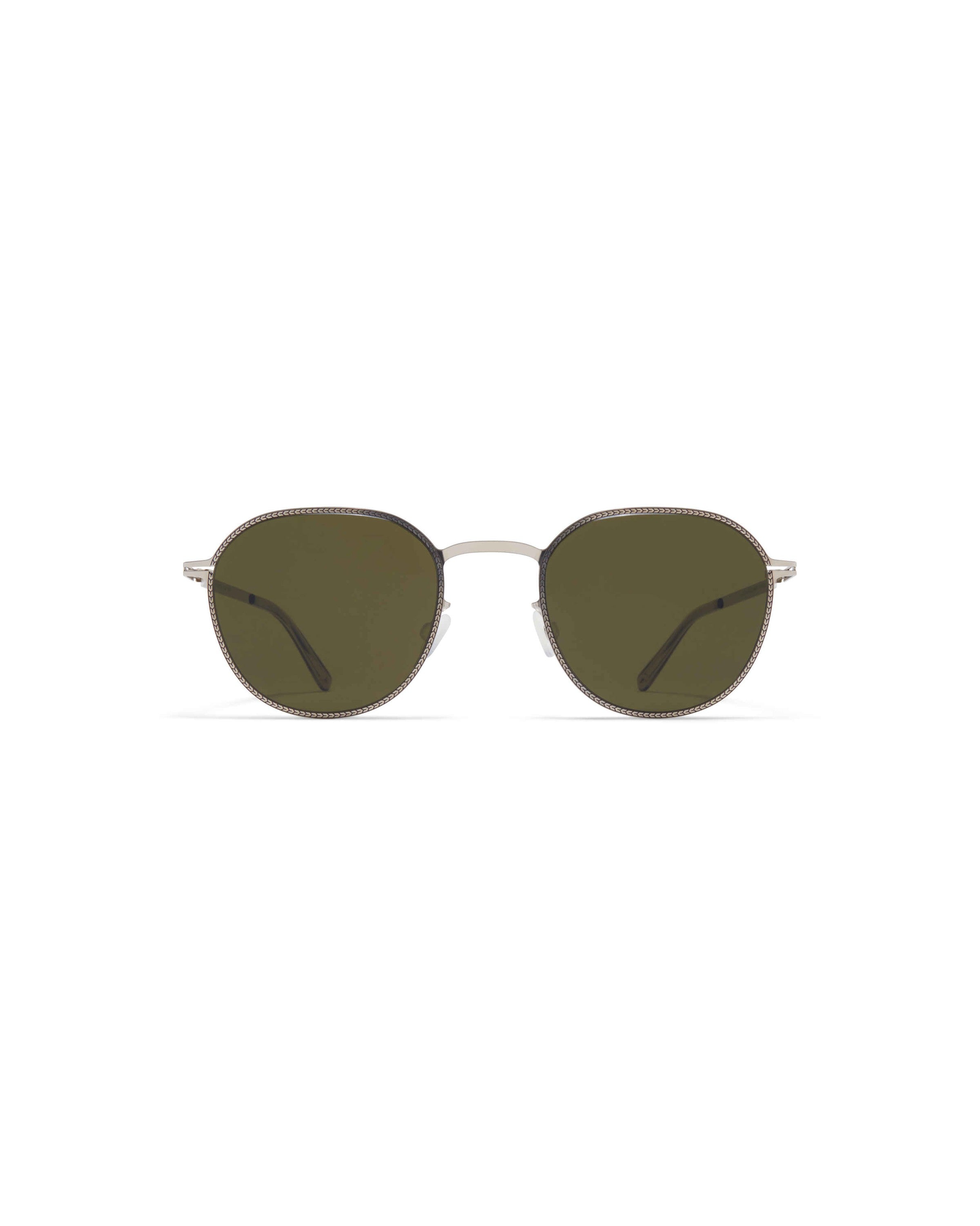 MYKITA TALVI SILVER/BLACK Silver/Black / Raw Green Solid