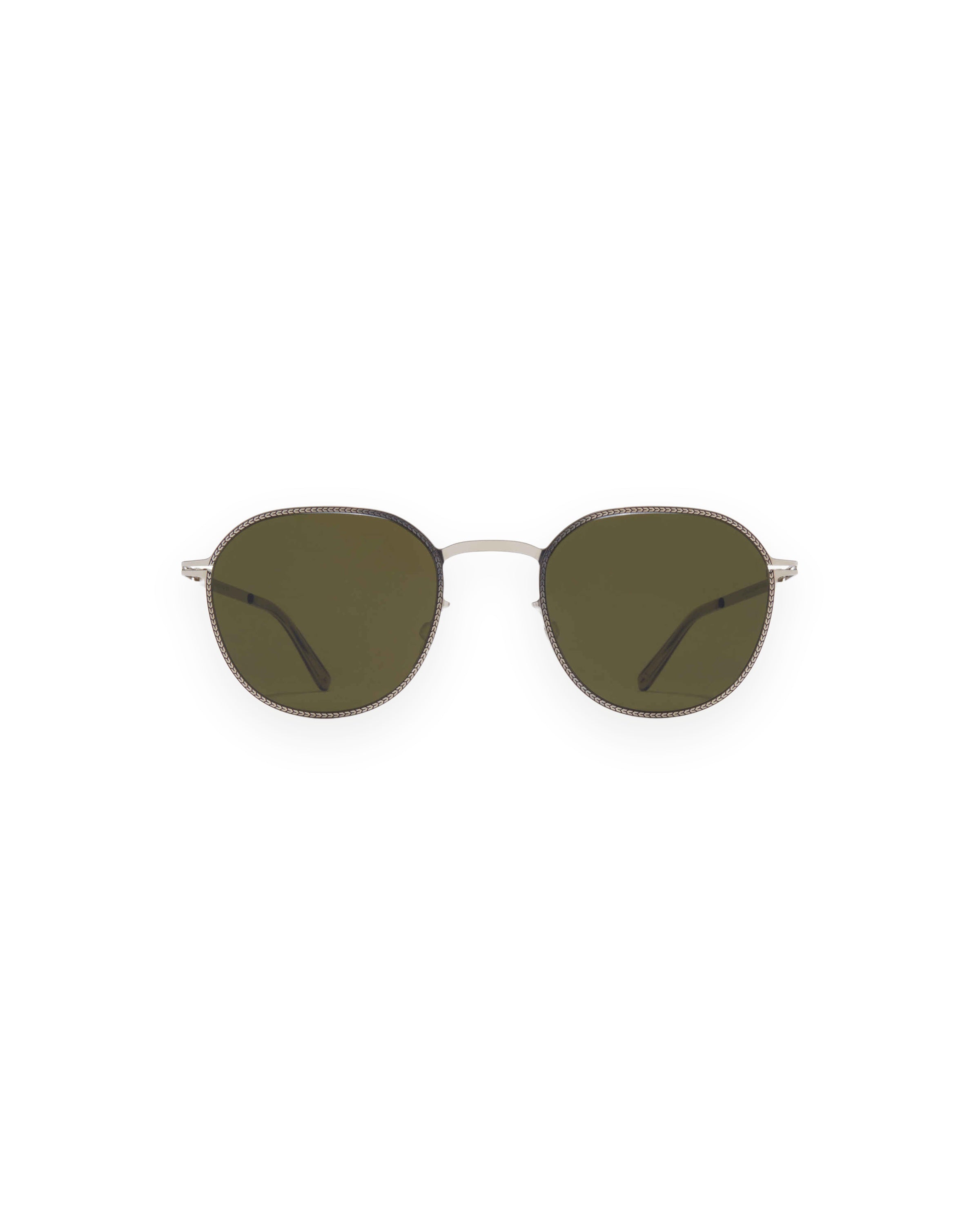 MYKITA TALVI SILVER/BLACK Silver/Black / Raw Green Solid