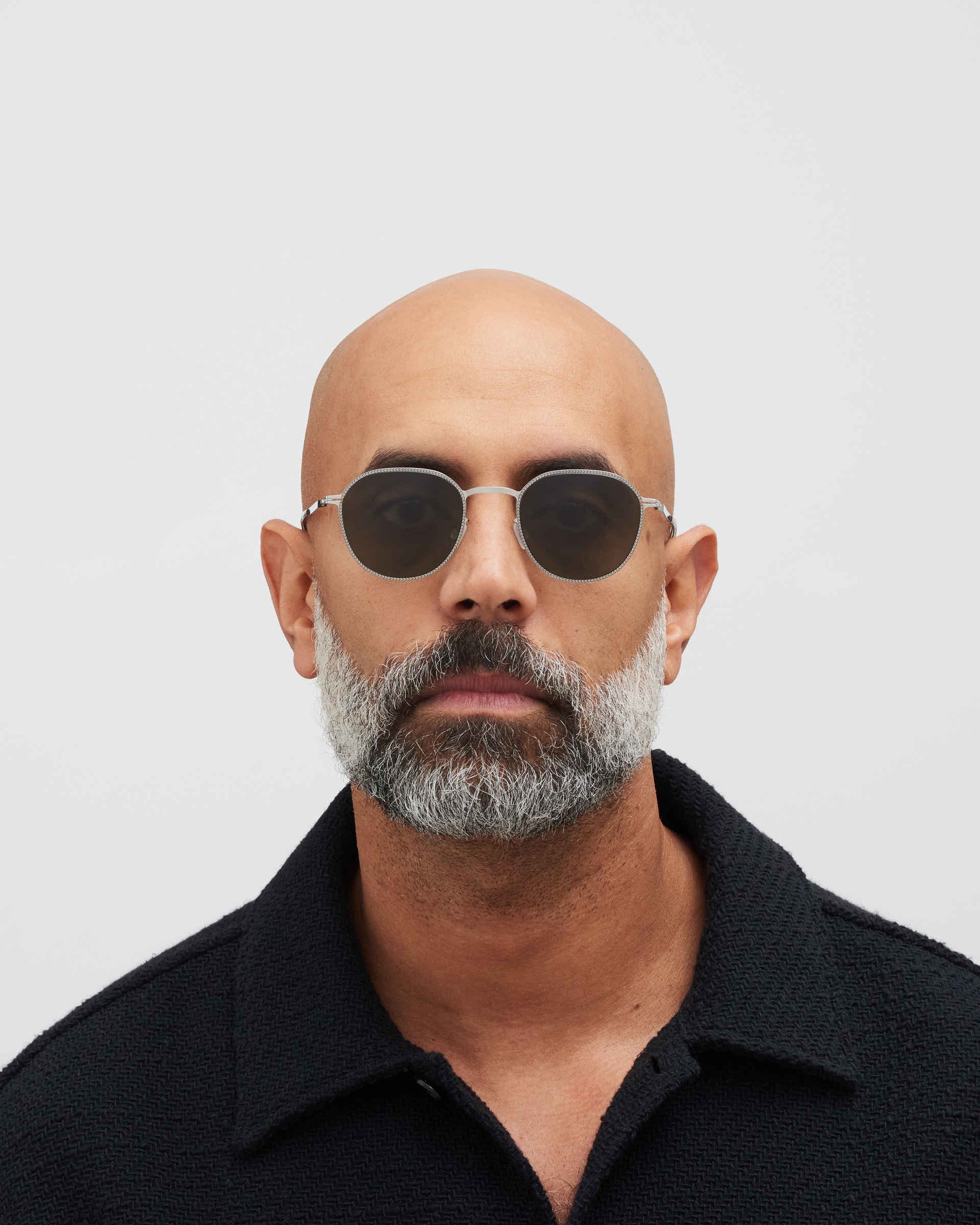 MYKITA TALVI SILVER/BLACK Silver/Black / Raw Green Solid