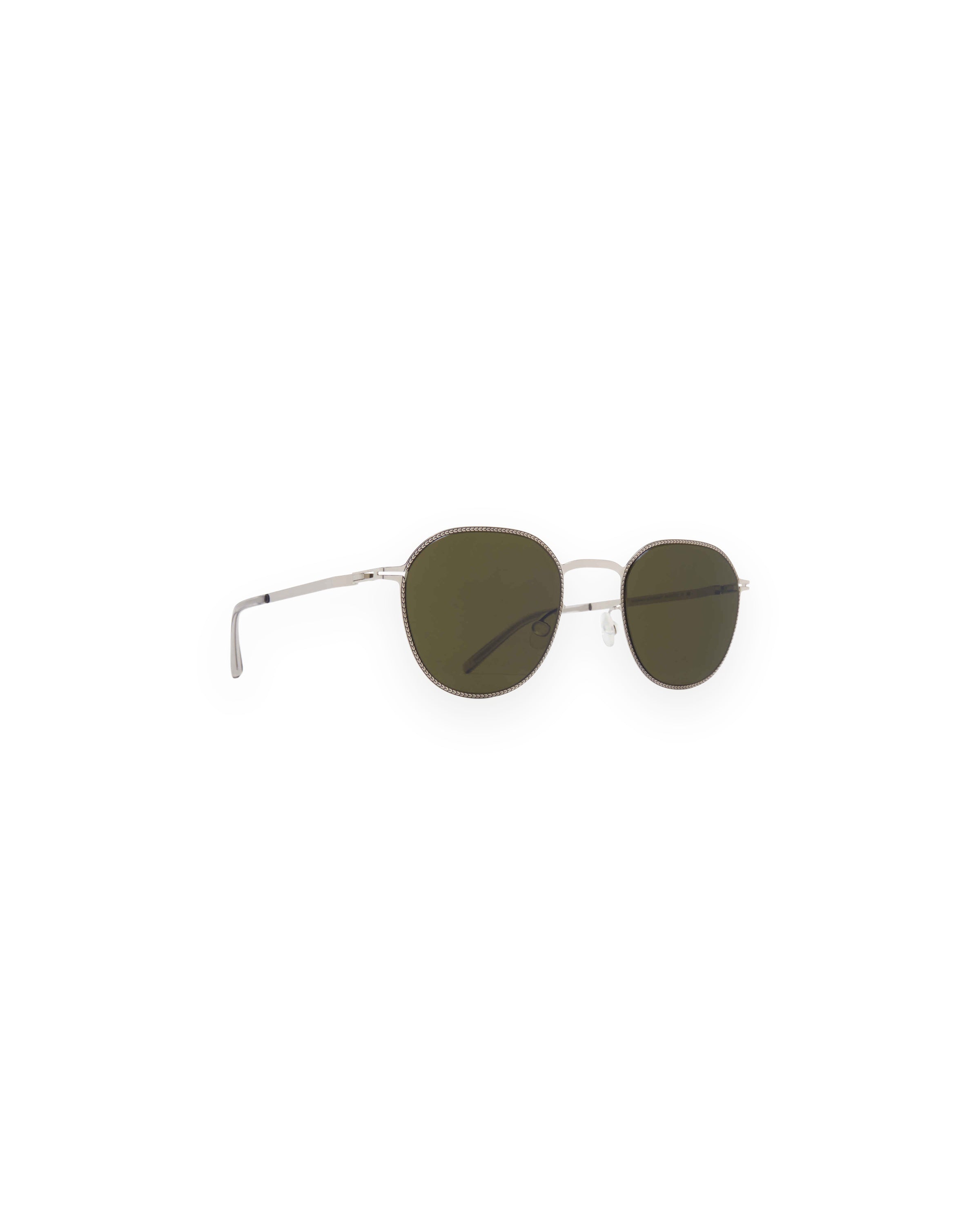 MYKITA TALVI SILVER/BLACK Silver/Black / Raw Green Solid