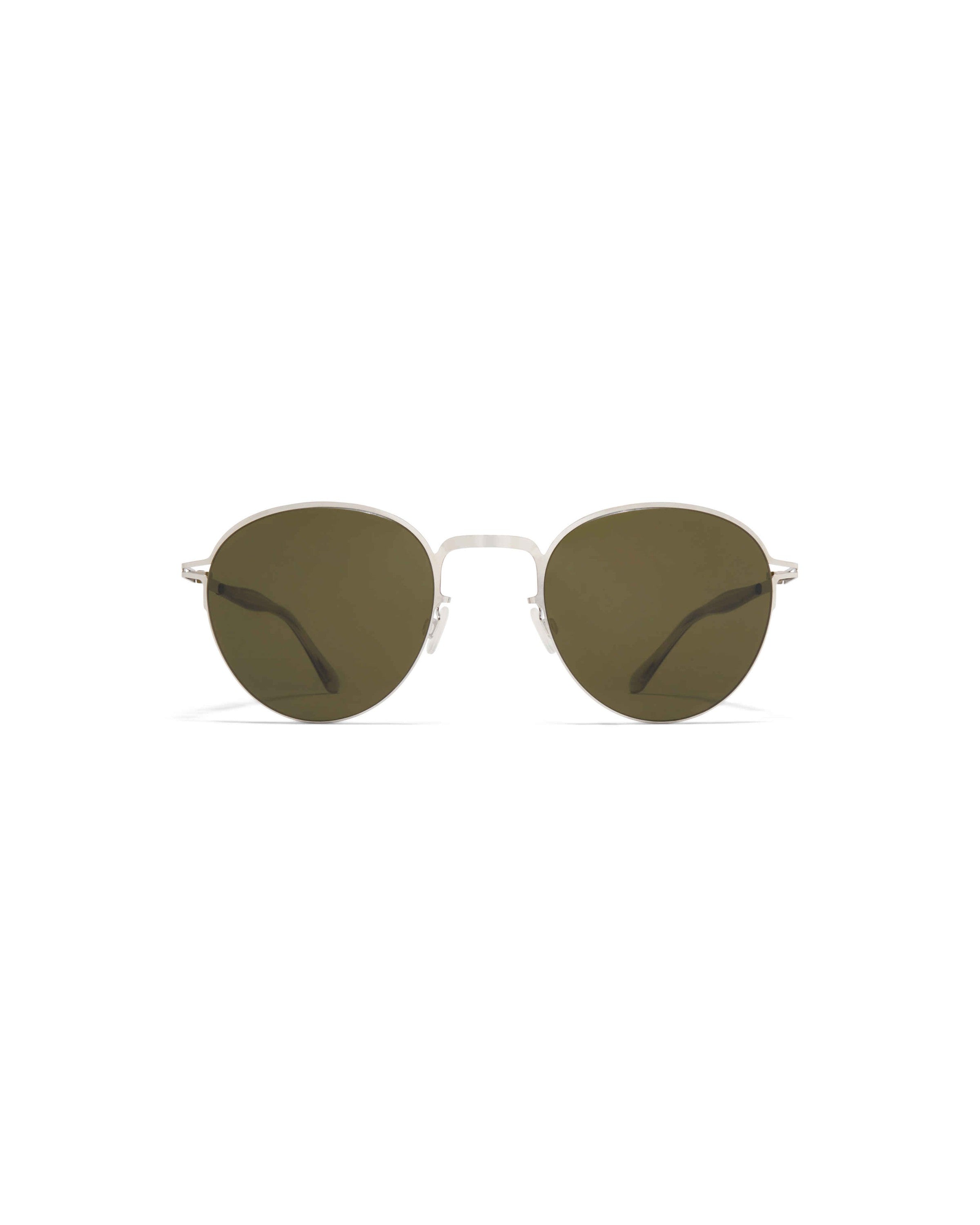 MYKITA TATE SHINY SILVER Shiny Silver / Raw Green Solid