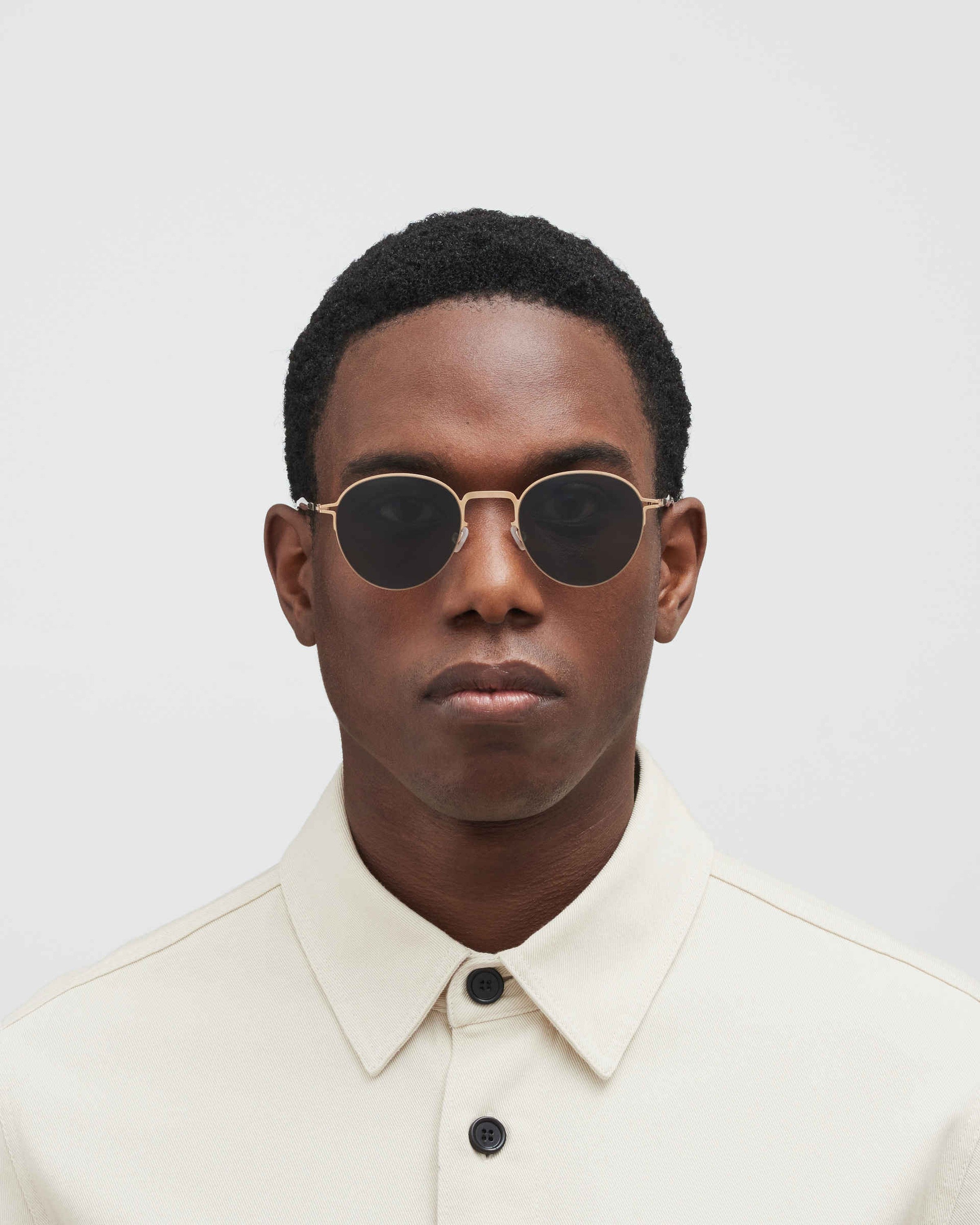 MYKITA TATE CHAMPAGNE GOLD Champagne Gold / Darkgrey Solid