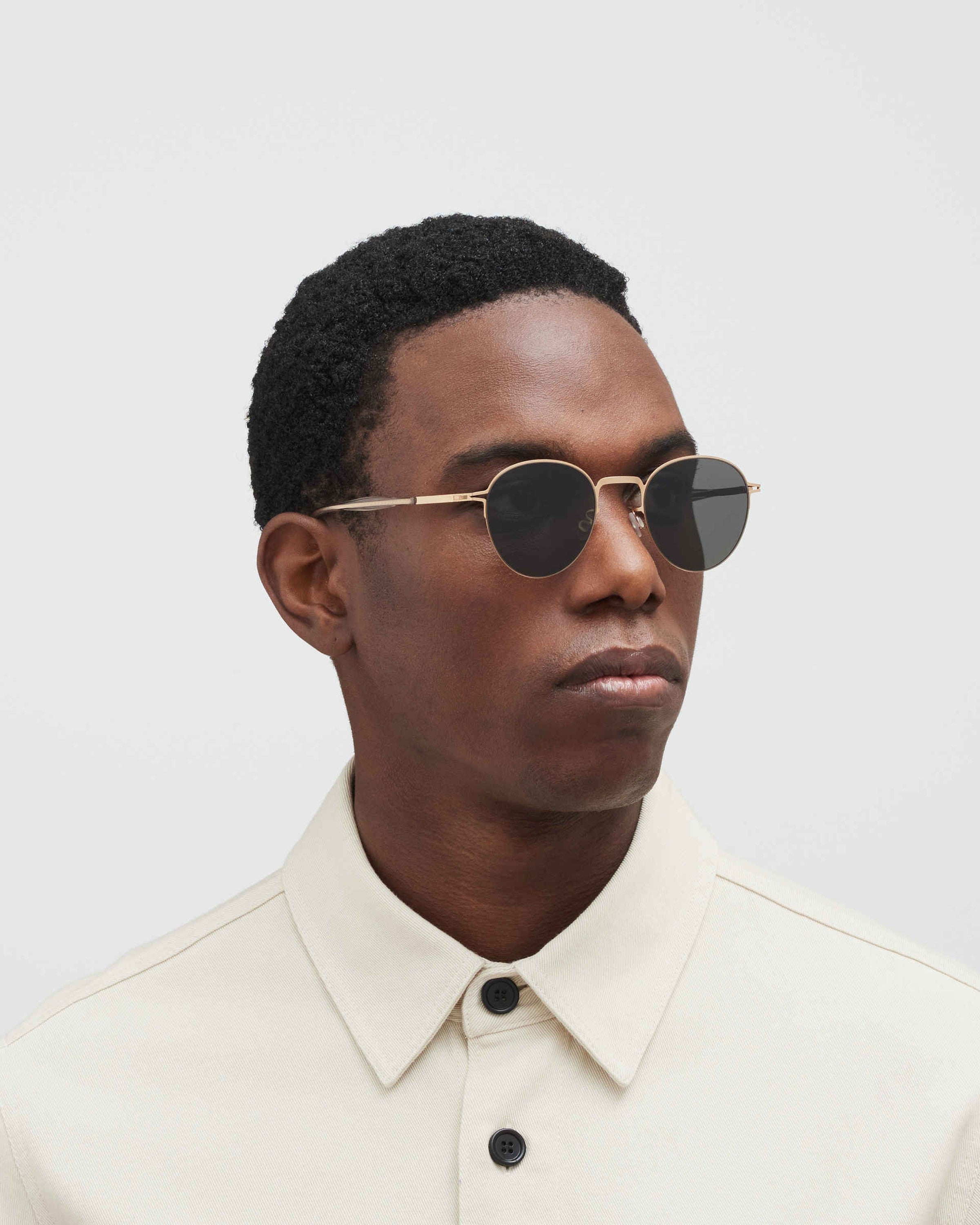 MYKITA TATE CHAMPAGNE GOLD Champagne Gold / Darkgrey Solid