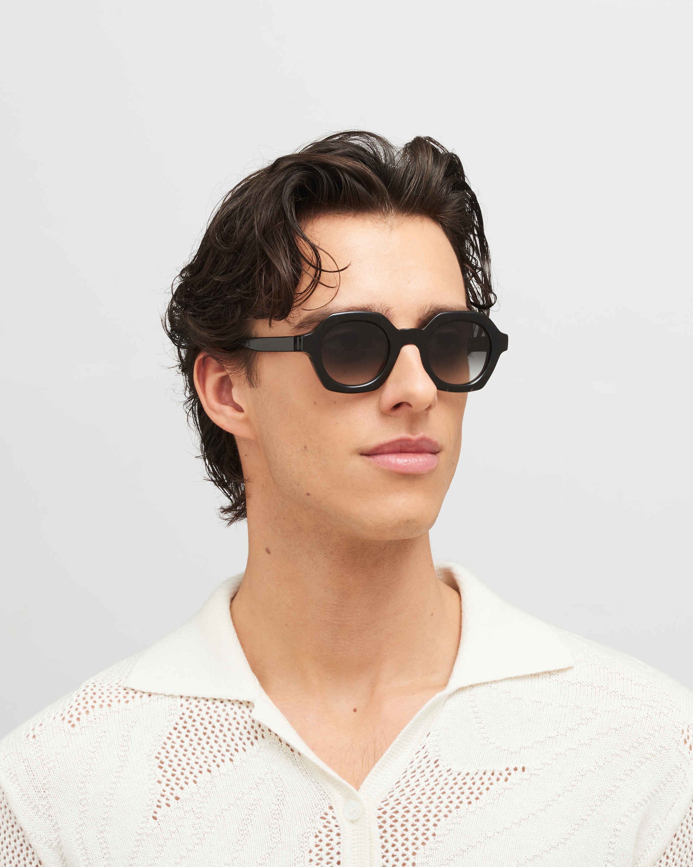 MYKITA TESHI C110 BLACK HAVANA/SHINY SILVER Black Havana/Shiny Silver / Rawblack Gradient