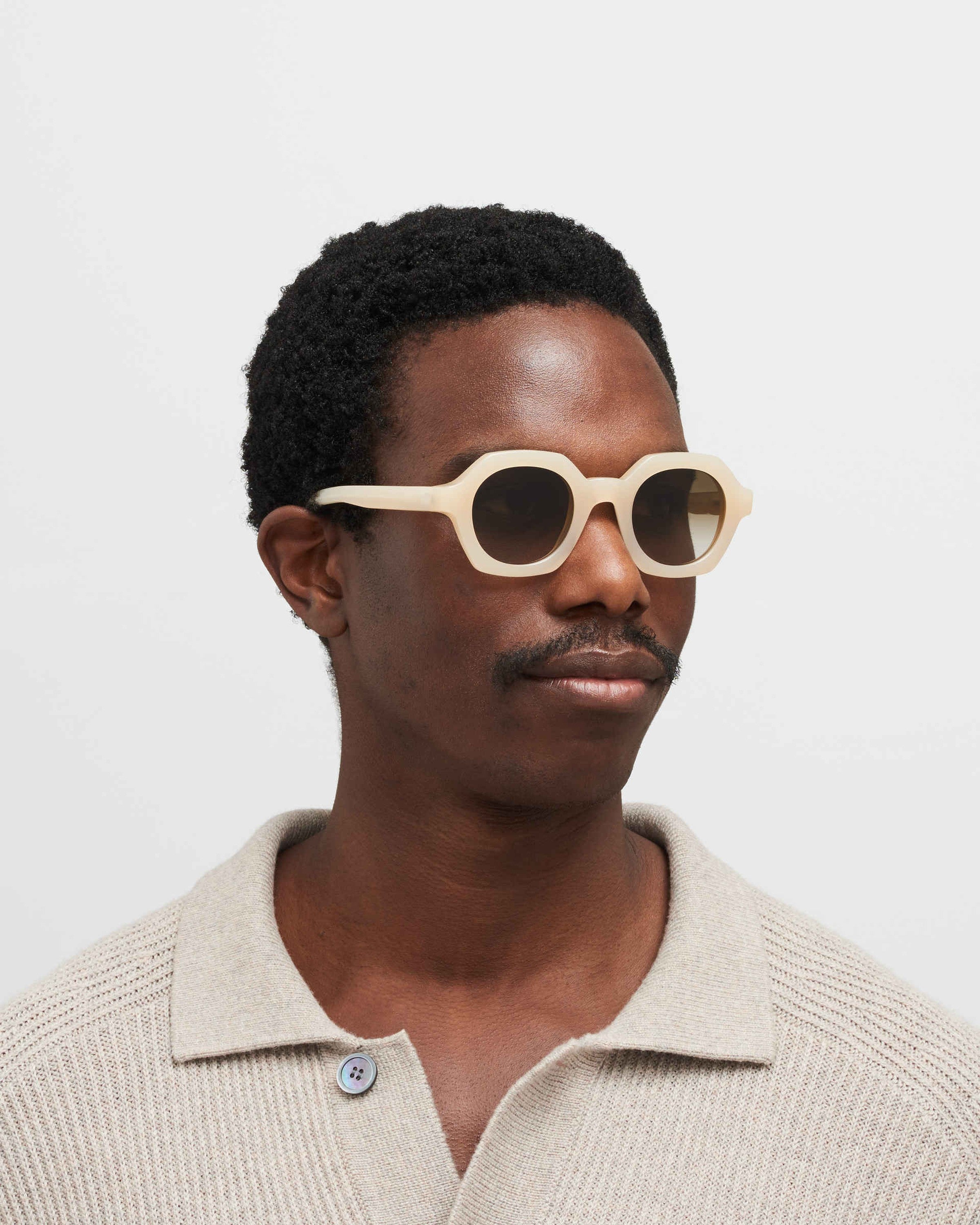 MYKITA TESHI C188 BLONDE/SHINY SILVER Blonde/Shiny Silver / Rawbrown Gradient