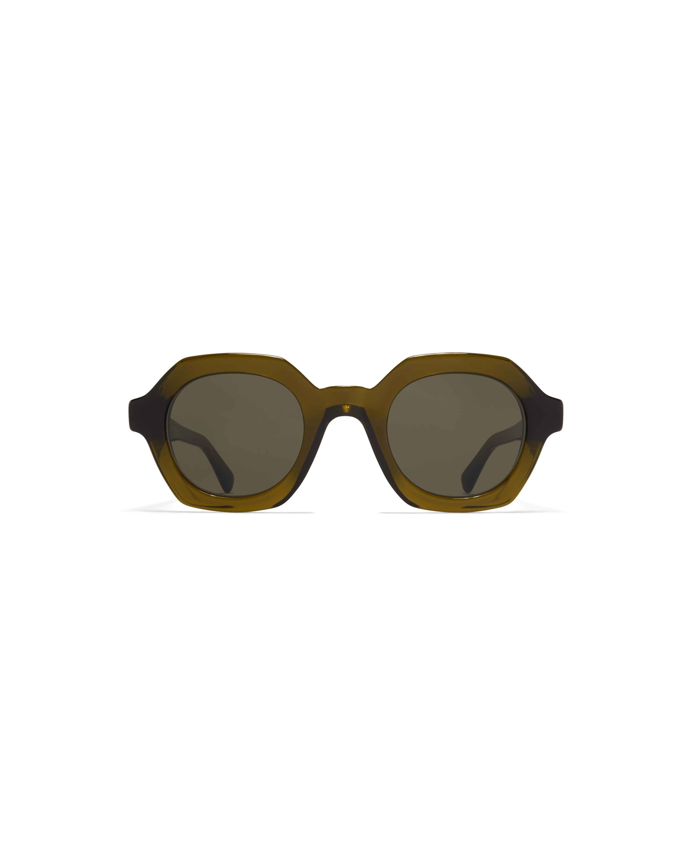 MYKITA TESHI C158 PERIDOT/SHINY SILVER Peridot/Shiny Silver / Rawgreen Solid
