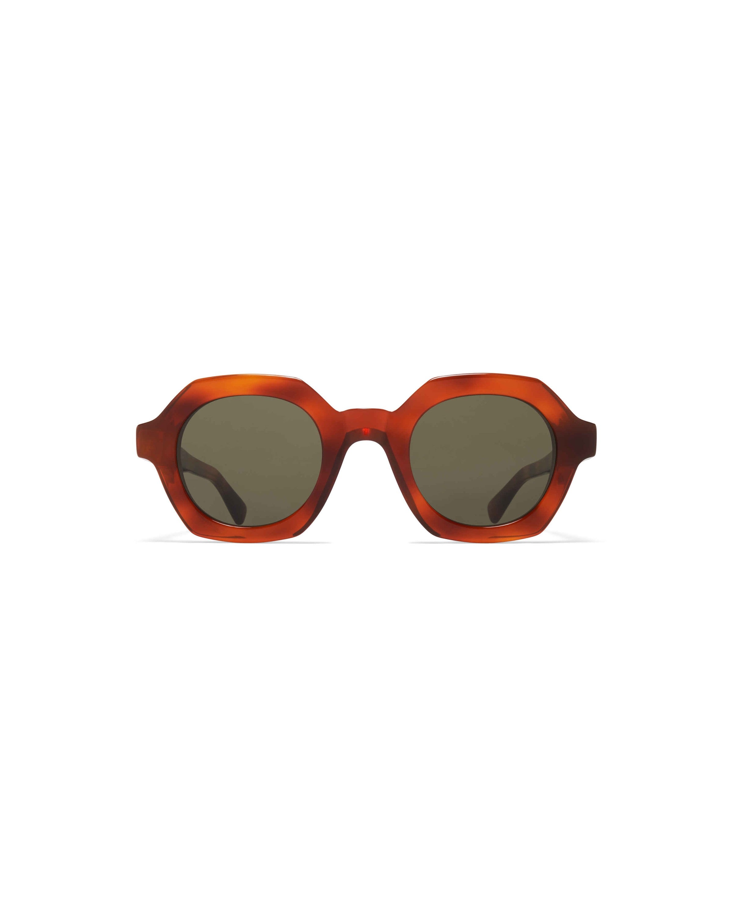MYKITA TESHI C214 SOFT HAVANA/SHINY SILVER Soft Havana/Shiny Silver / Rawgreen Solid