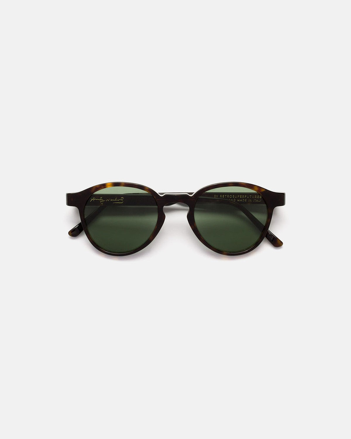 Front view of RETROSUPERFUTURE The Warhol 3627 Green sunglasses.